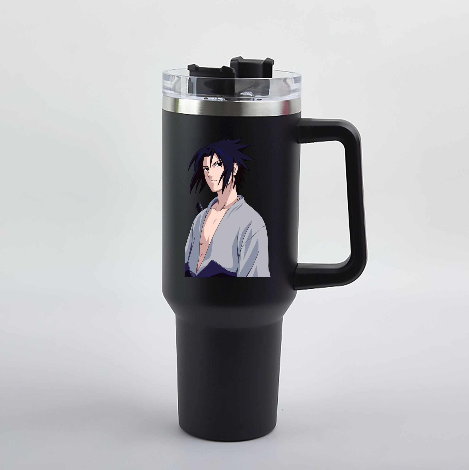 （画像用） NARUTO -ナルト- うちは サスケ Uchiha Sasuke 1200mL車用タンブラー（カラープリント）