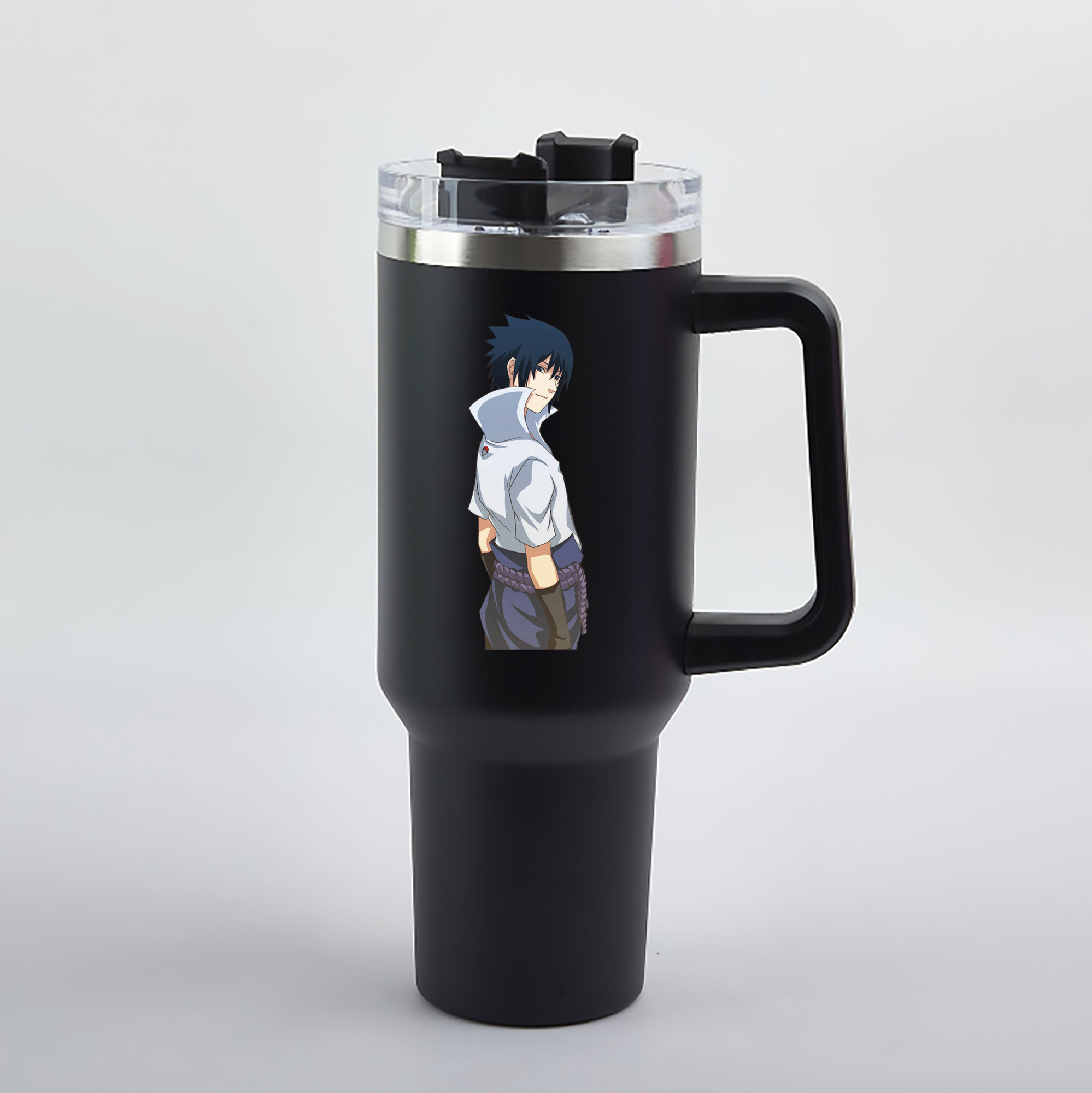 （画像用） NARUTO -ナルト- うちは サスケ Uchiha Sasuke 1200mL車用タンブラー（カラープリント）