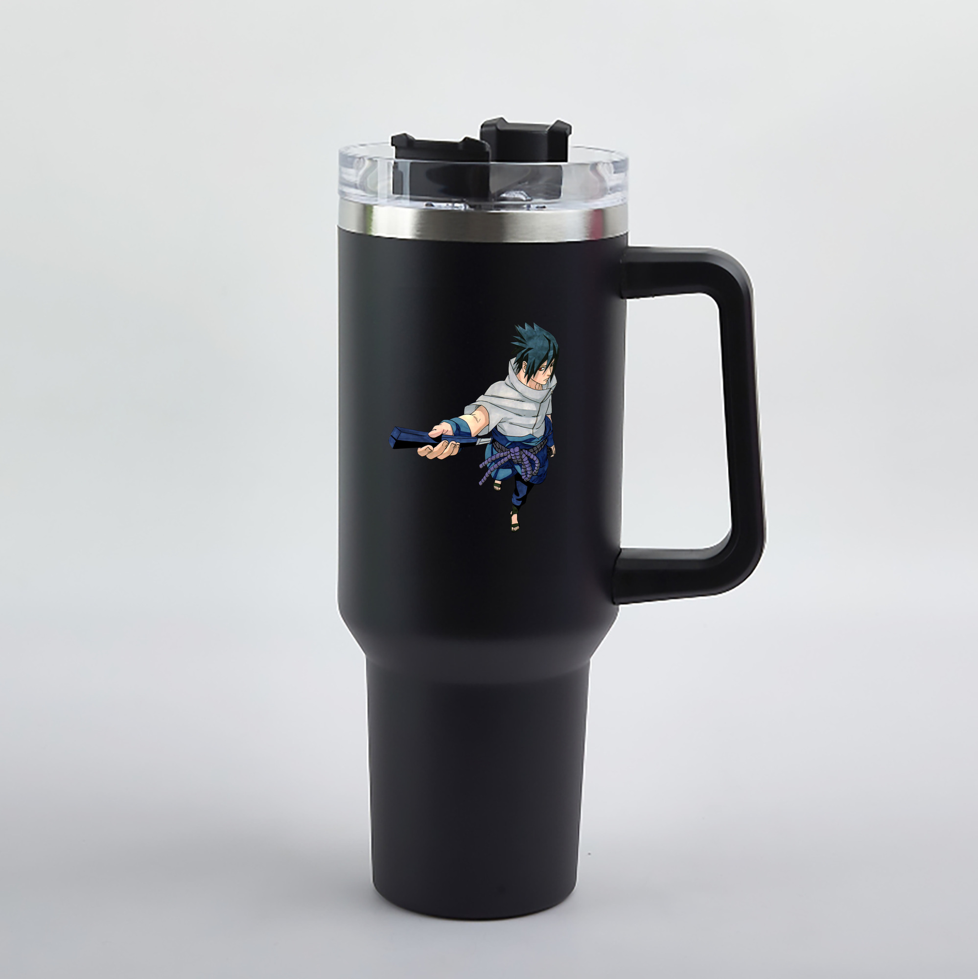 （画像用） NARUTO -ナルト- うちは サスケ Uchiha Sasuke 1200mL車用タンブラー（カラープリント）