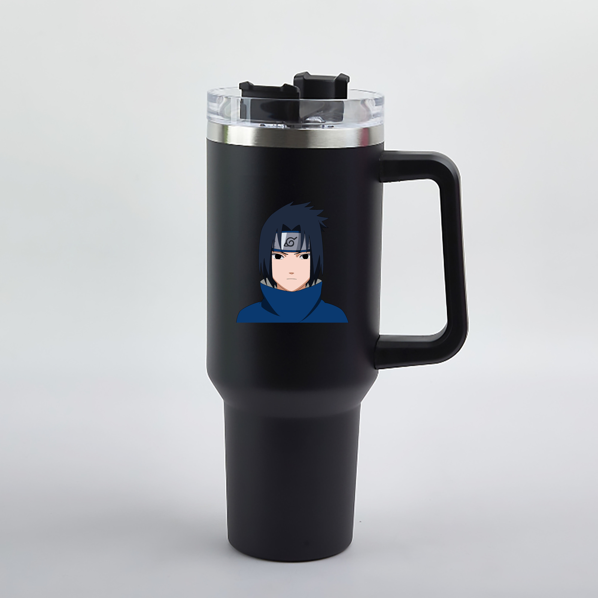 NARUTO -ナルト- うちは サスケ Uchiha Sasuke 1200mL車用タンブラー（カラープリント）