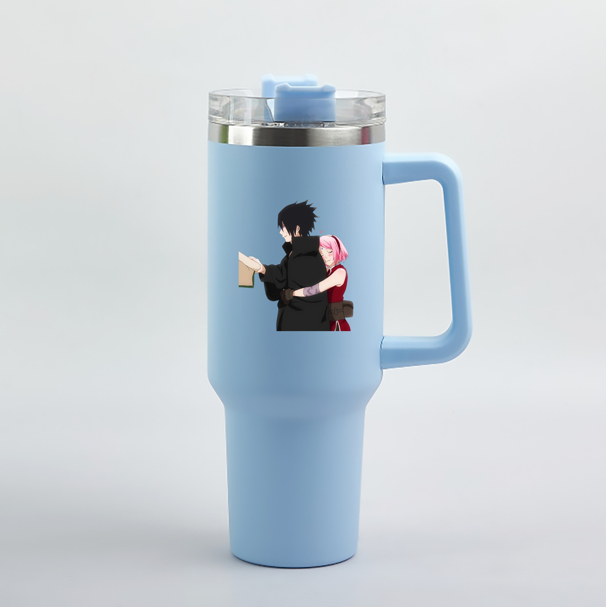 （画像用） NARUTO -ナルト- うちは サスケ Uchiha Sasuke 1200mL車用タンブラー（カラープリント）