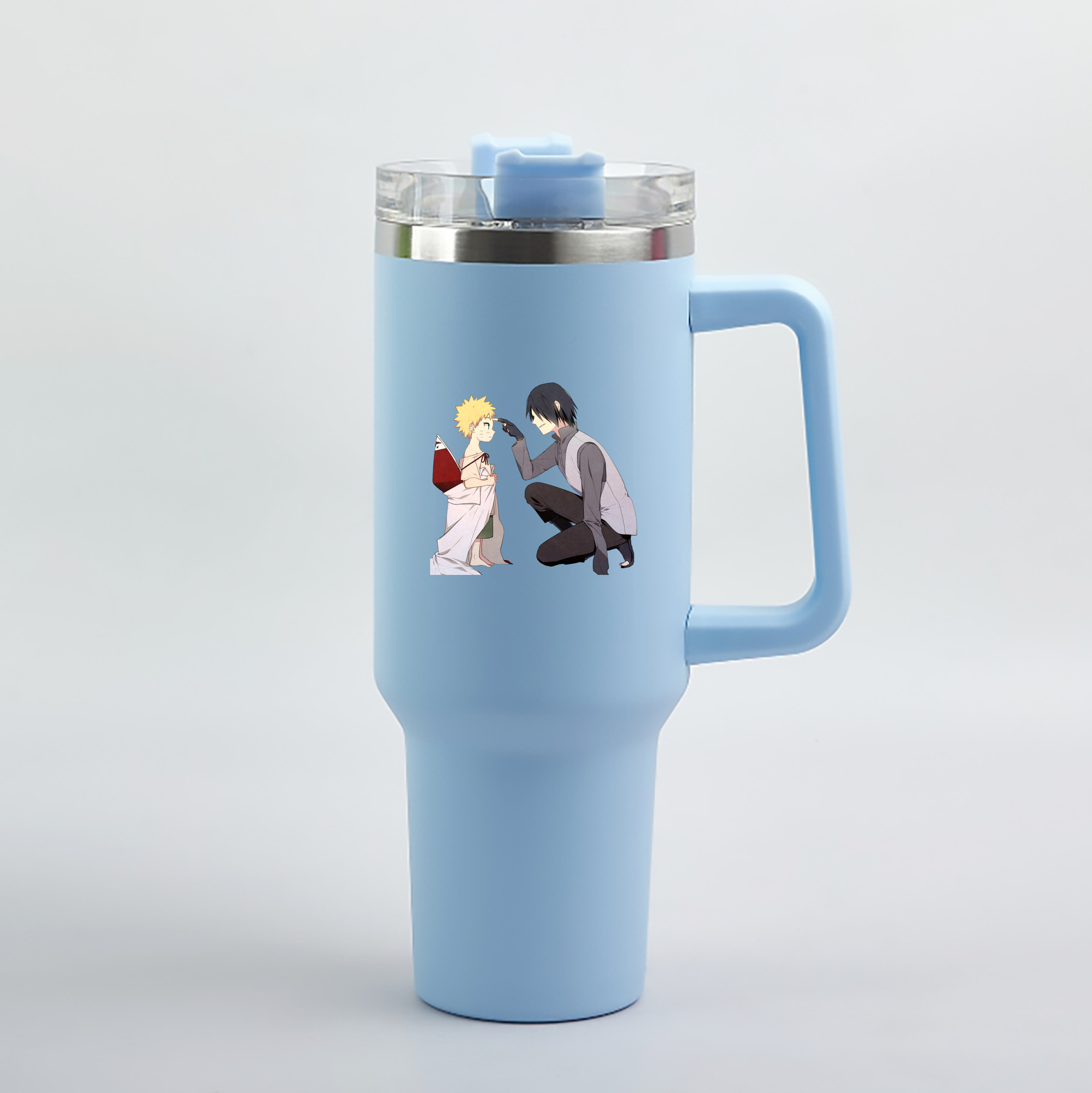（画像用） NARUTO -ナルト- うちは サスケ Uchiha Sasuke 1200mL車用タンブラー（カラープリント）