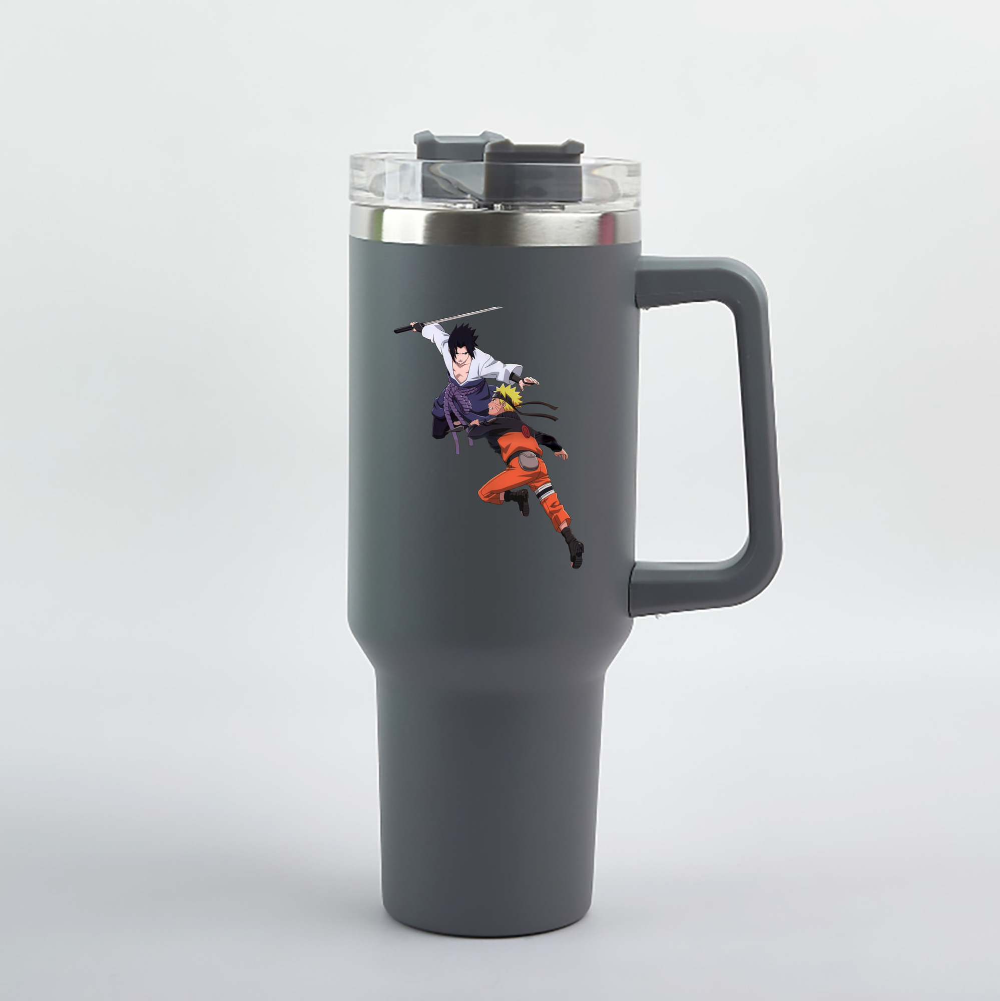 （画像用） NARUTO -ナルト- うちは サスケ Uchiha Sasuke 1200mL車用タンブラー（カラープリント）