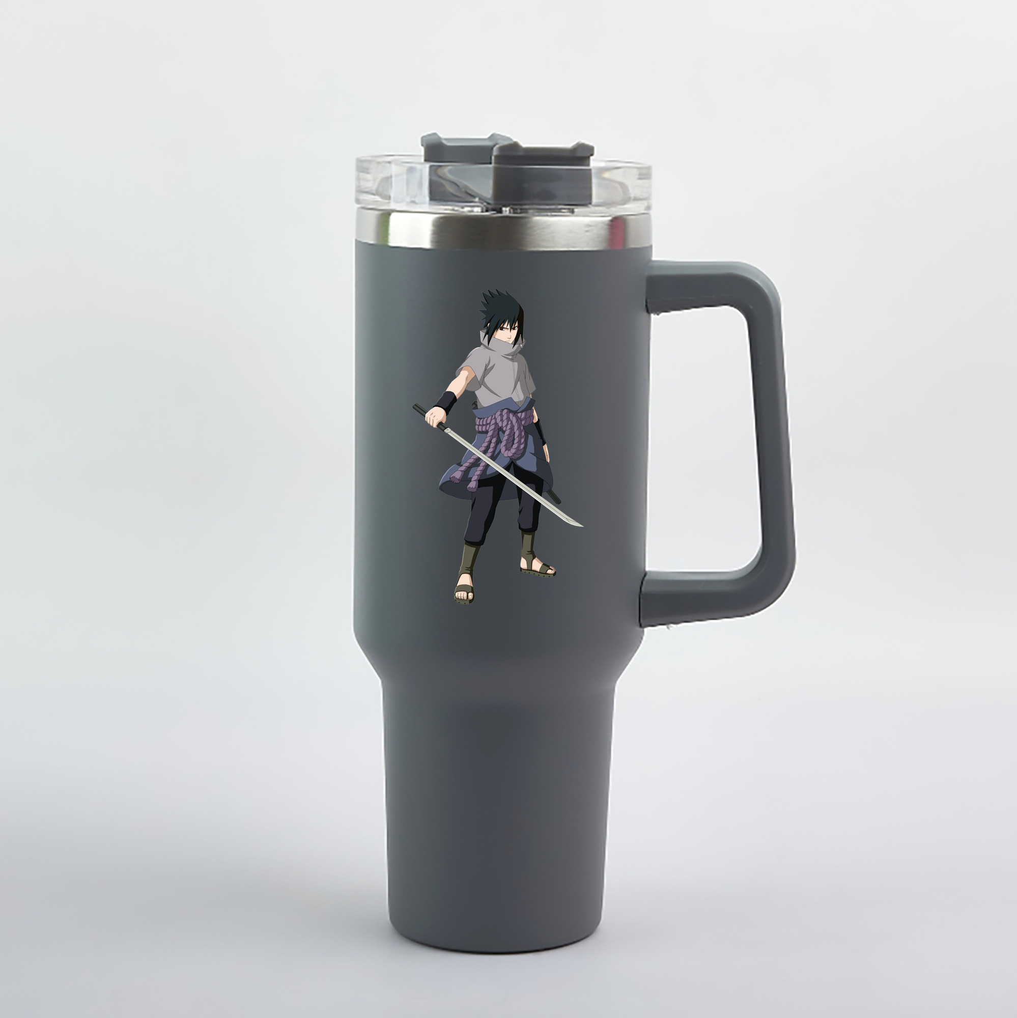 （画像用） NARUTO -ナルト- うちは サスケ Uchiha Sasuke 1200mL車用タンブラー（カラープリント）