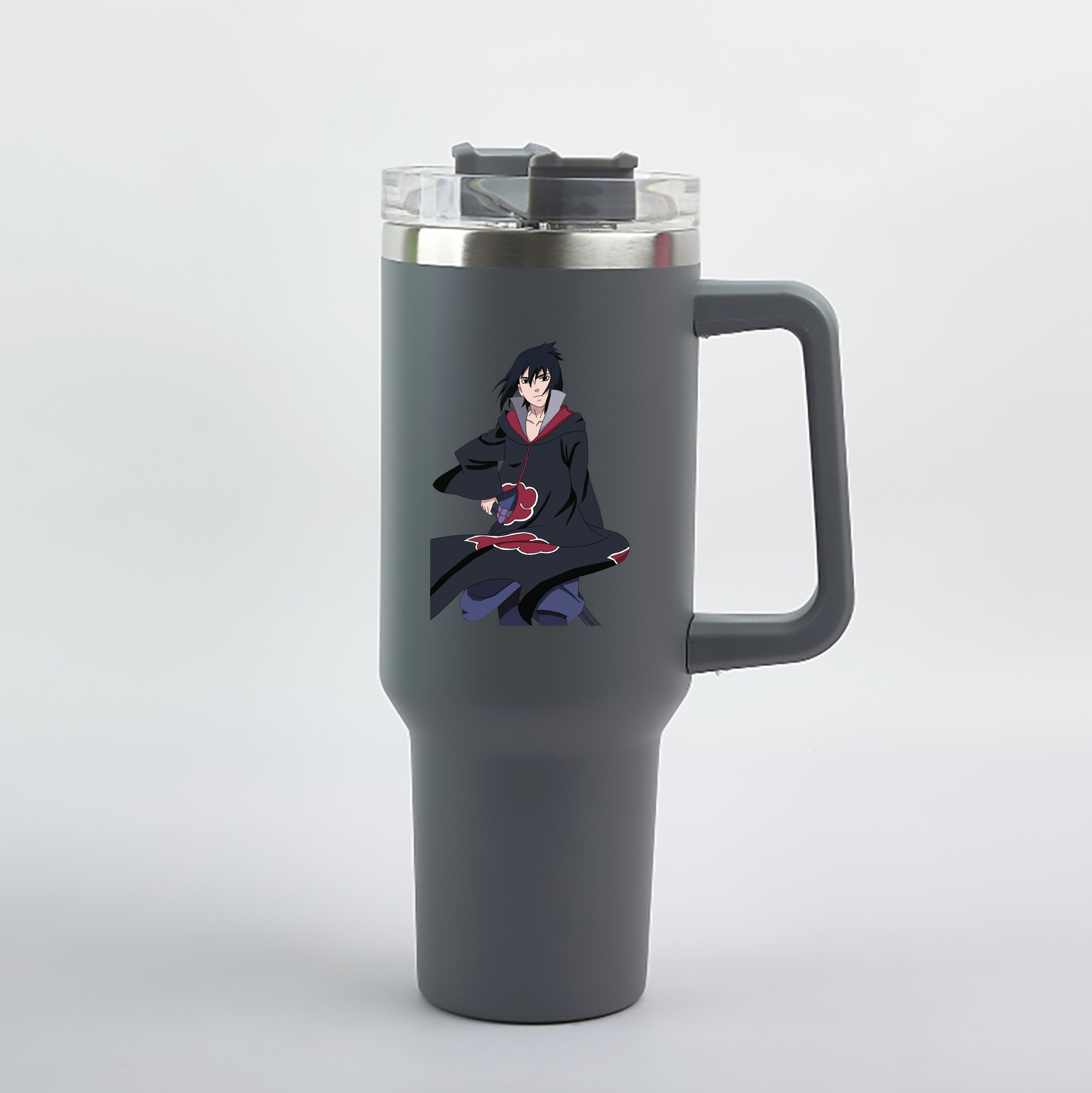 （画像用） NARUTO -ナルト- うちは サスケ Uchiha Sasuke 1200mL車用タンブラー（カラープリント）