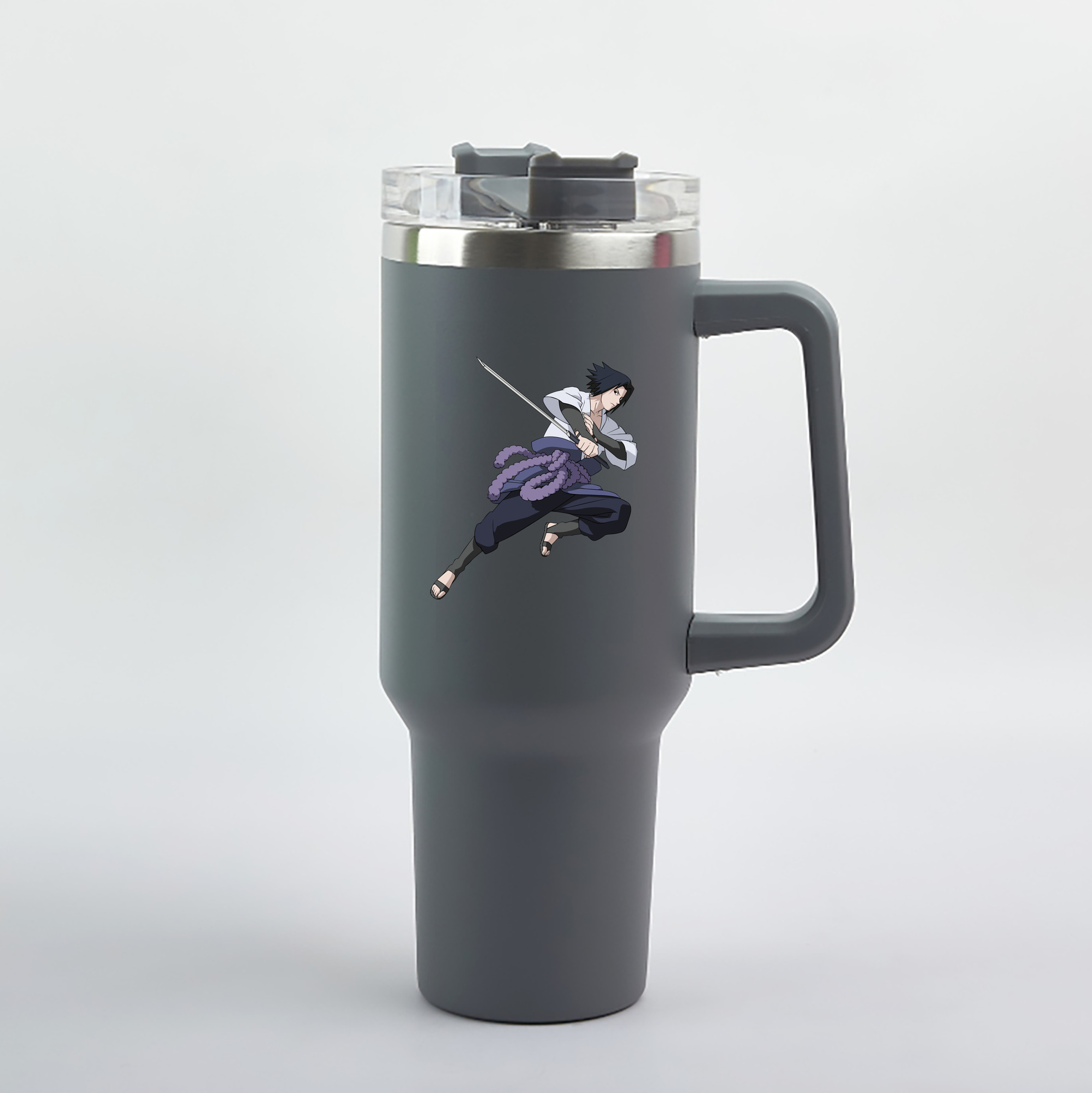 （画像用） NARUTO -ナルト- うちは サスケ Uchiha Sasuke 1200mL車用タンブラー（カラープリント）