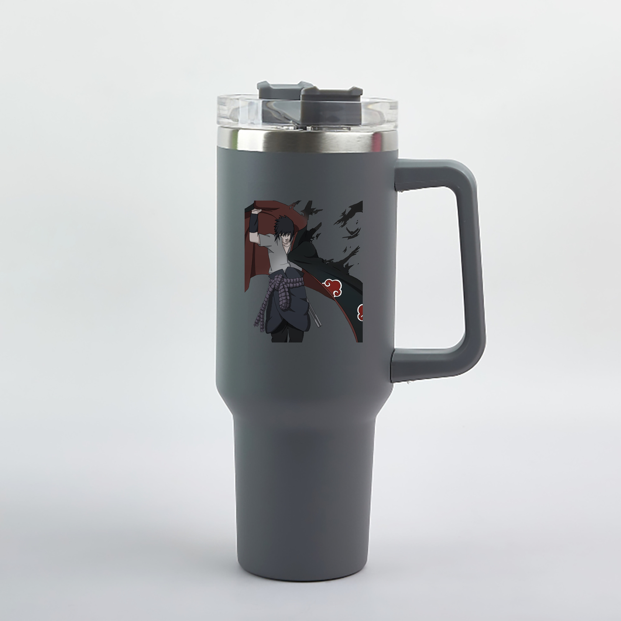 （画像用） NARUTO -ナルト- うちは サスケ Uchiha Sasuke 1200mL車用タンブラー（カラープリント）