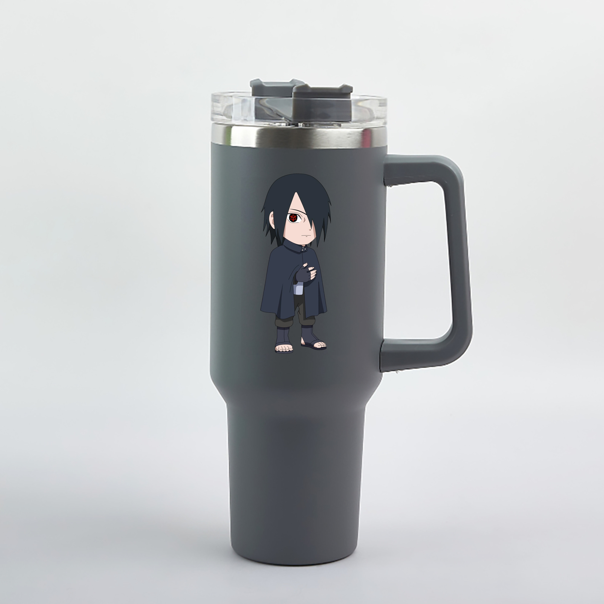 （画像用） NARUTO -ナルト- うちは サスケ Uchiha Sasuke 1200mL車用タンブラー（カラープリント）
