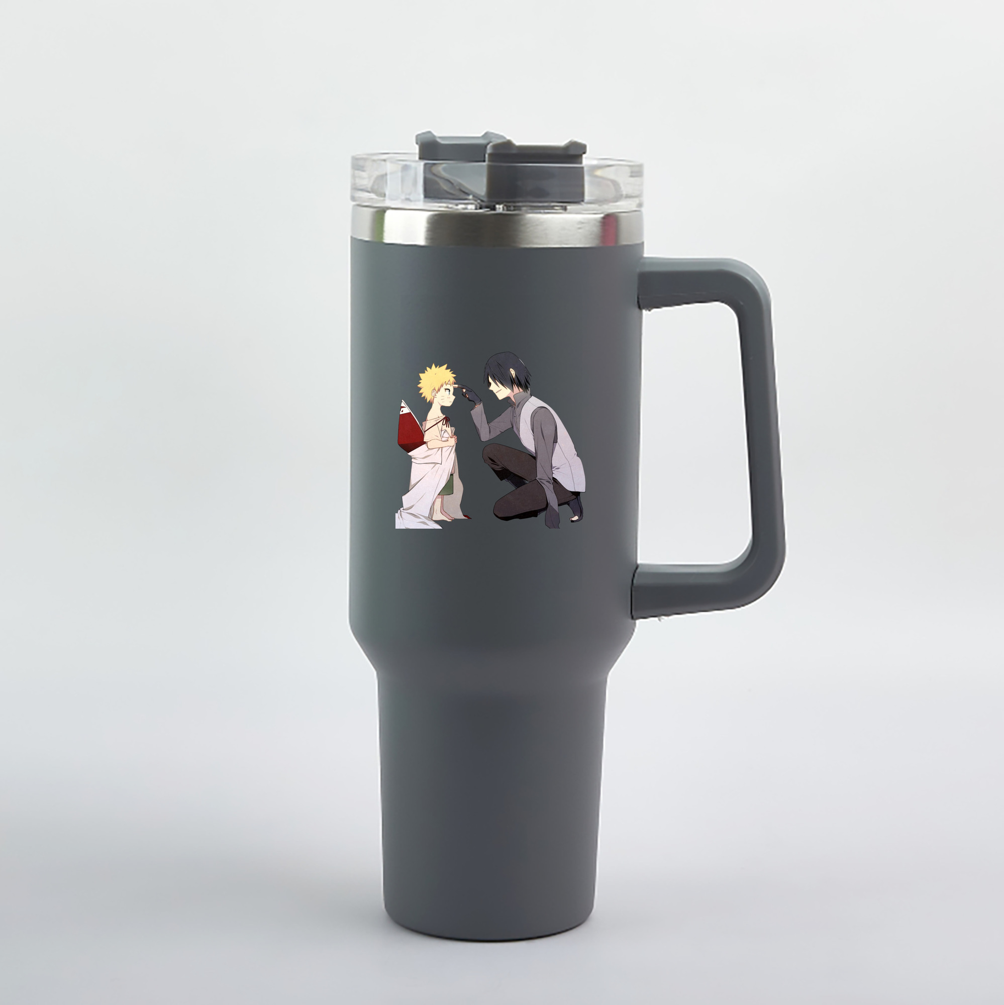 （画像用） NARUTO -ナルト- うちは サスケ Uchiha Sasuke 1200mL車用タンブラー（カラープリント）