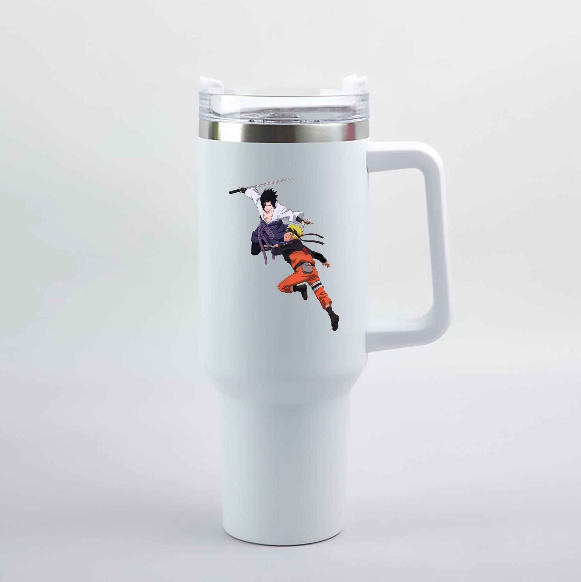 （画像用） NARUTO -ナルト- うちは サスケ Uchiha Sasuke 1200mL車用タンブラー（カラープリント）