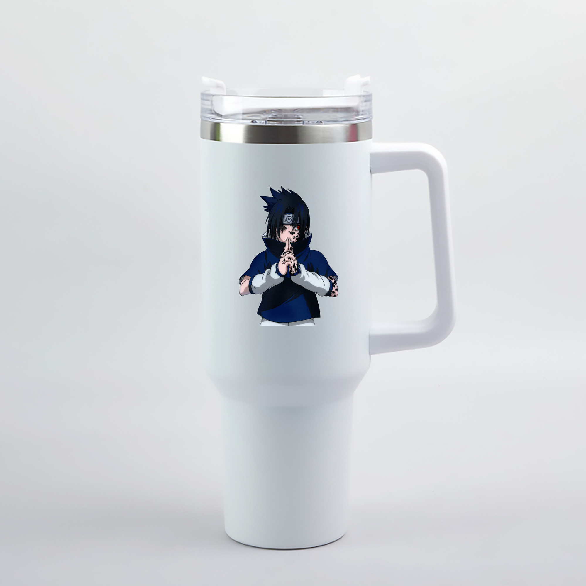 （画像用） NARUTO -ナルト- うちは サスケ Uchiha Sasuke 1200mL車用タンブラー（カラープリント）