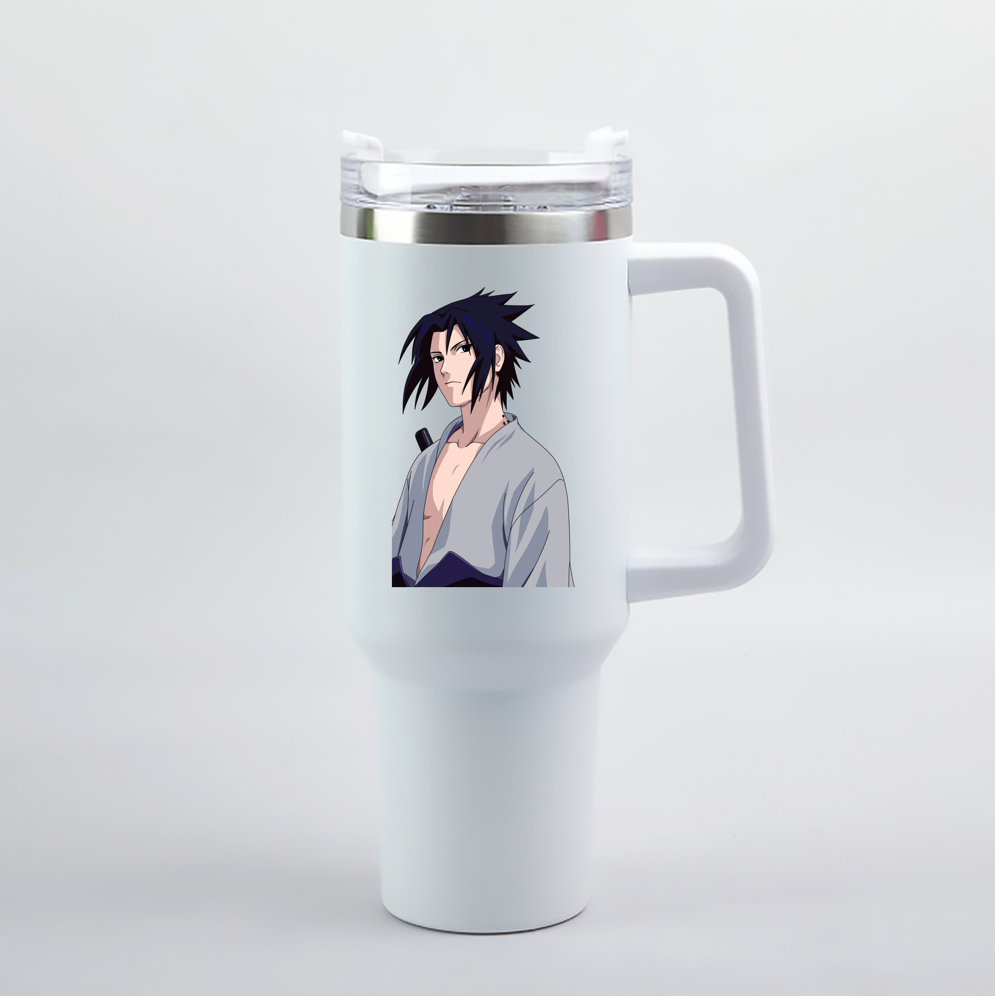 （画像用） NARUTO -ナルト- うちは サスケ Uchiha Sasuke 1200mL車用タンブラー（カラープリント）