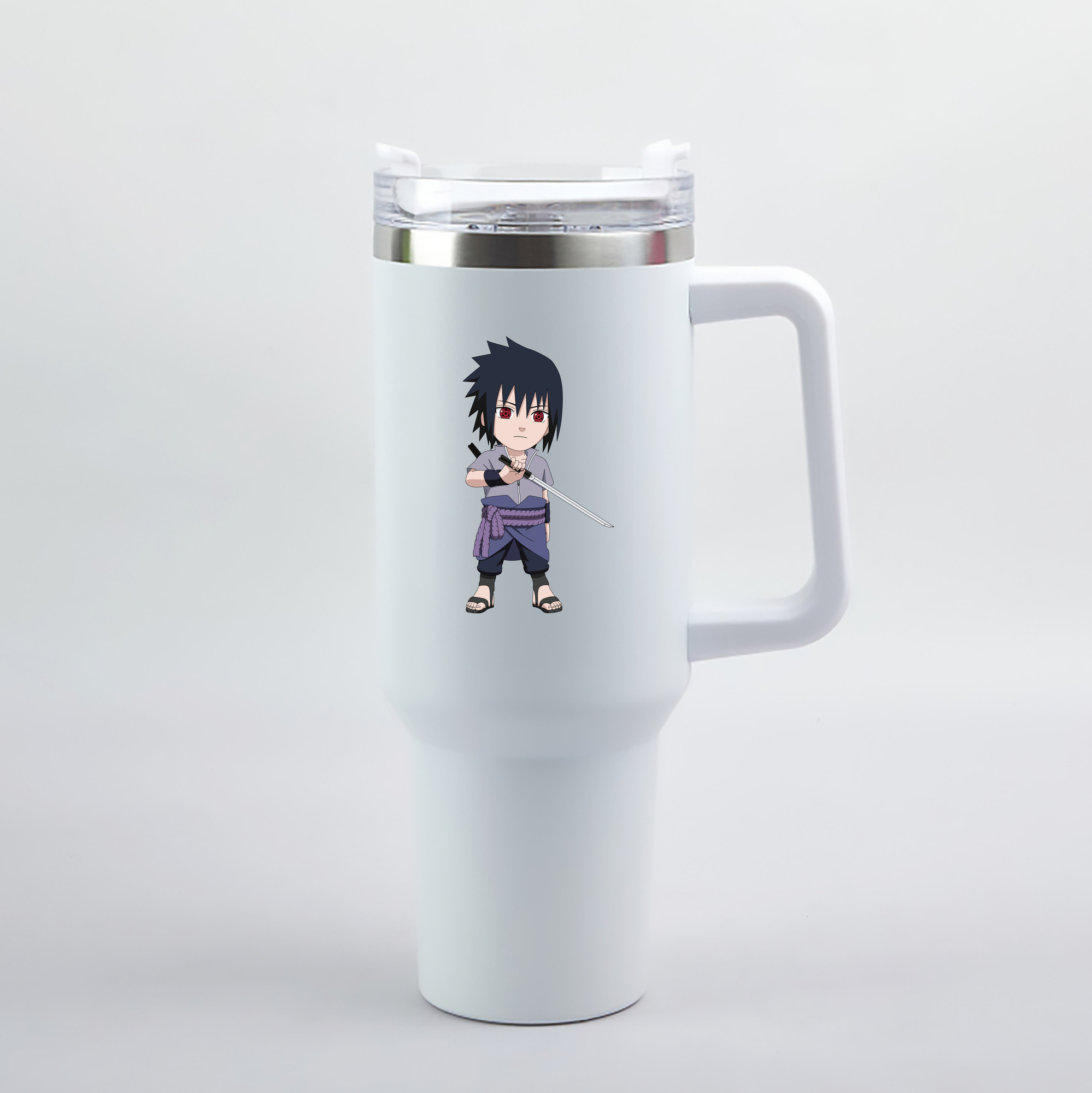（画像用） NARUTO -ナルト- うちは サスケ Uchiha Sasuke 1200mL車用タンブラー（カラープリント）