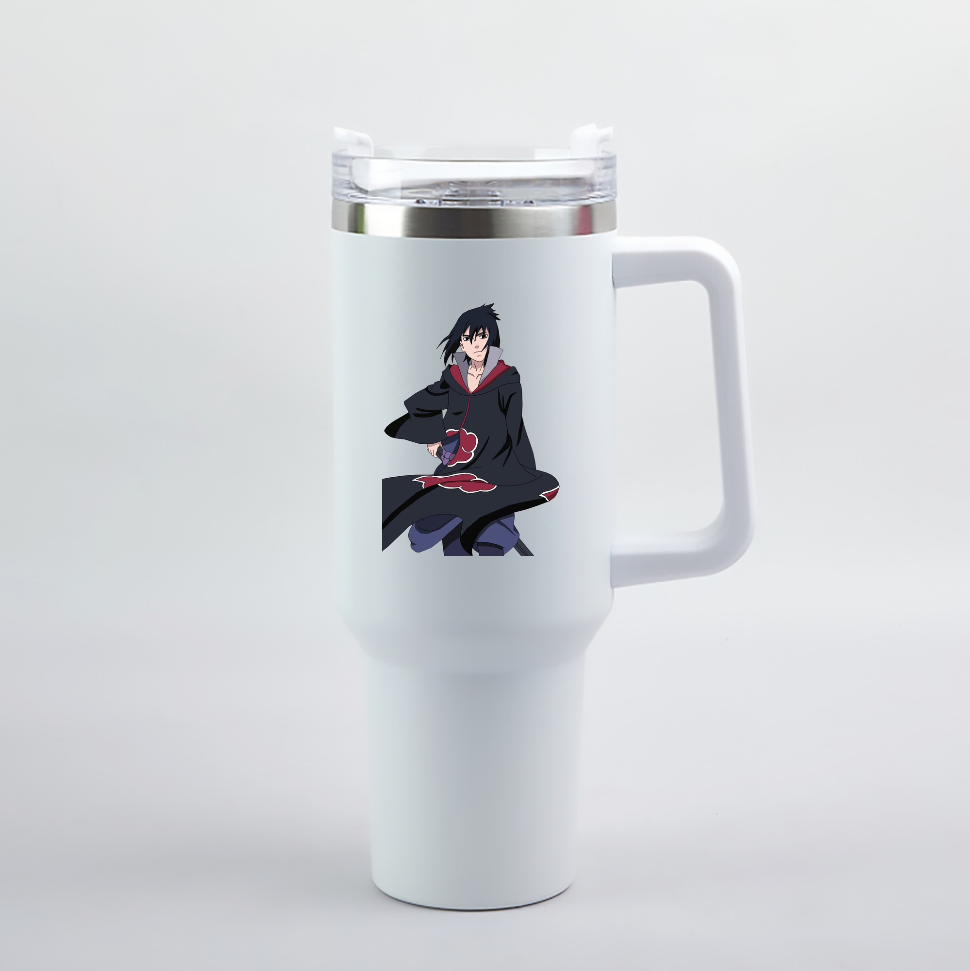（画像用） NARUTO -ナルト- うちは サスケ Uchiha Sasuke 1200mL車用タンブラー（カラープリント）