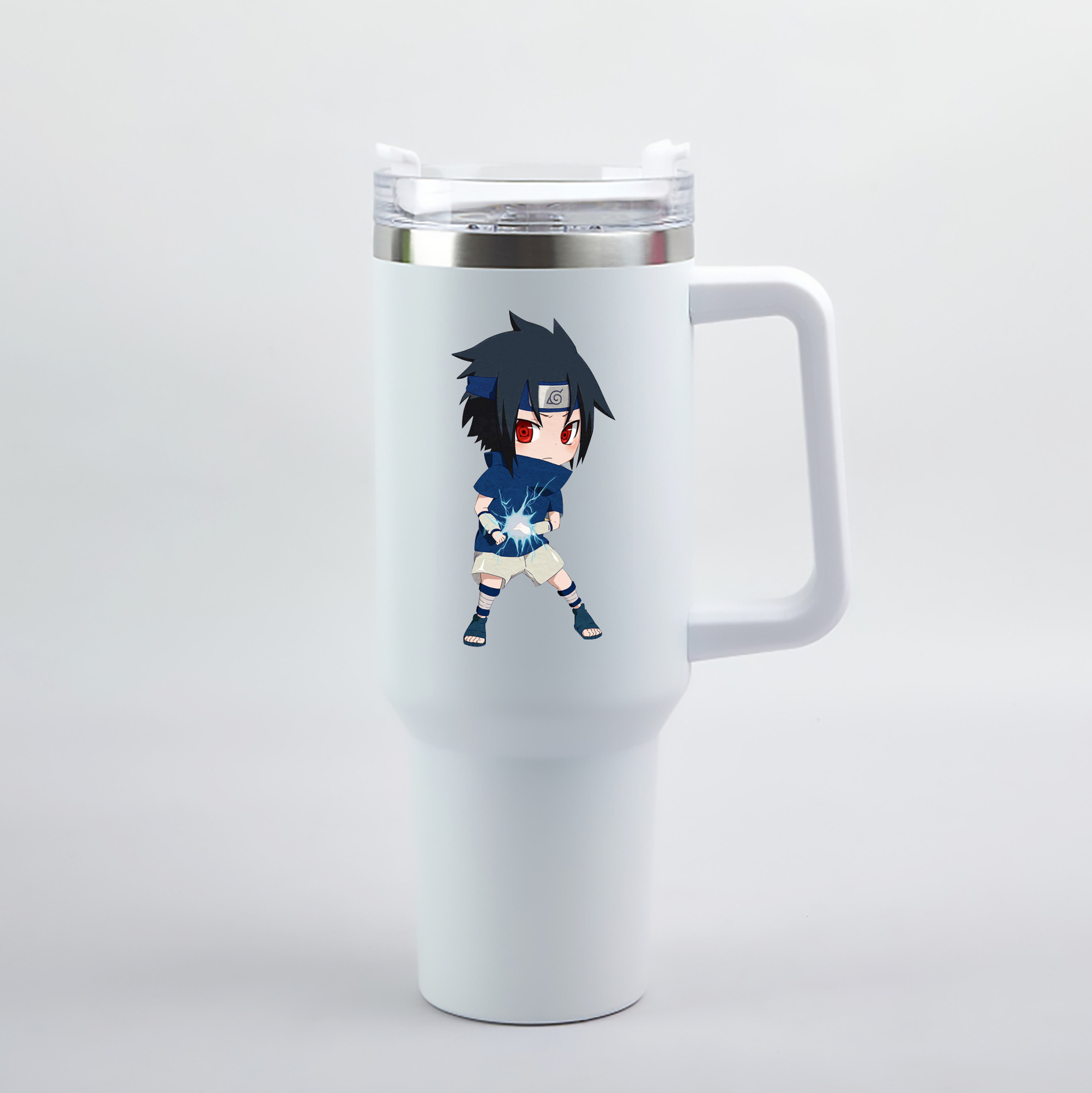 （画像用） NARUTO -ナルト- うちは サスケ Uchiha Sasuke 1200mL車用タンブラー（カラープリント）