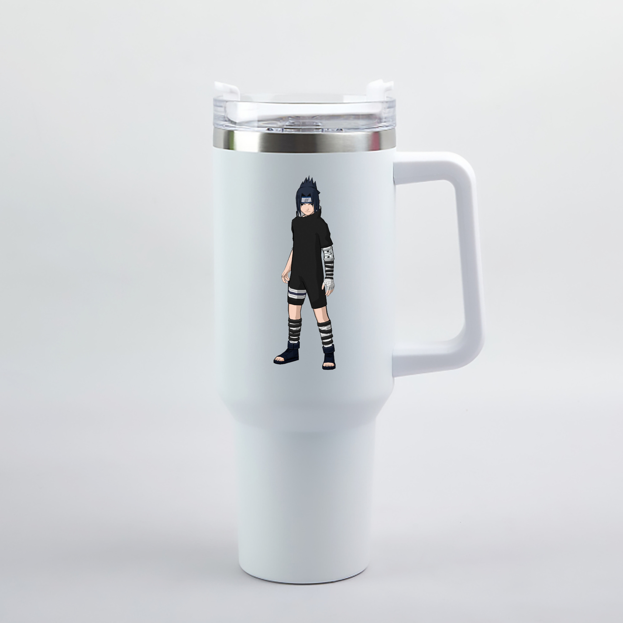 （画像用） NARUTO -ナルト- うちは サスケ Uchiha Sasuke 1200mL車用タンブラー（カラープリント）