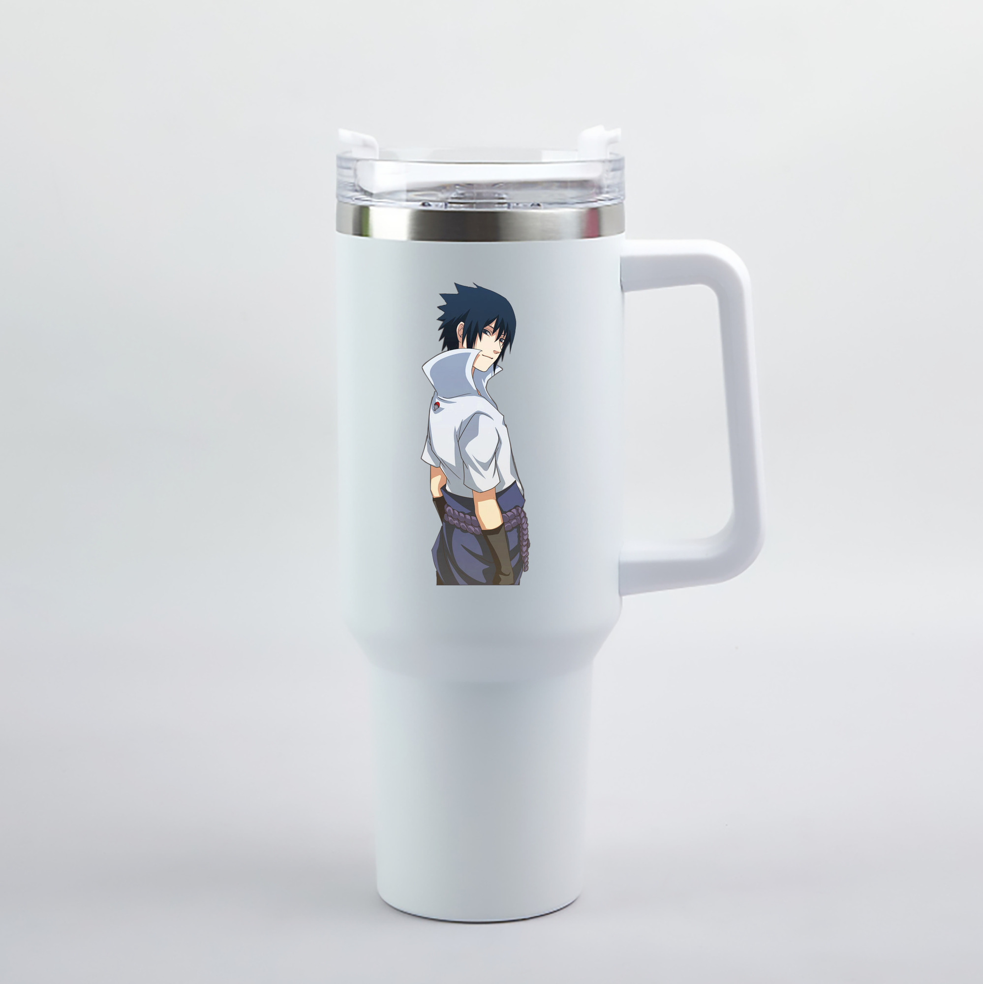 （画像用） NARUTO -ナルト- うちは サスケ Uchiha Sasuke 1200mL車用タンブラー（カラープリント）