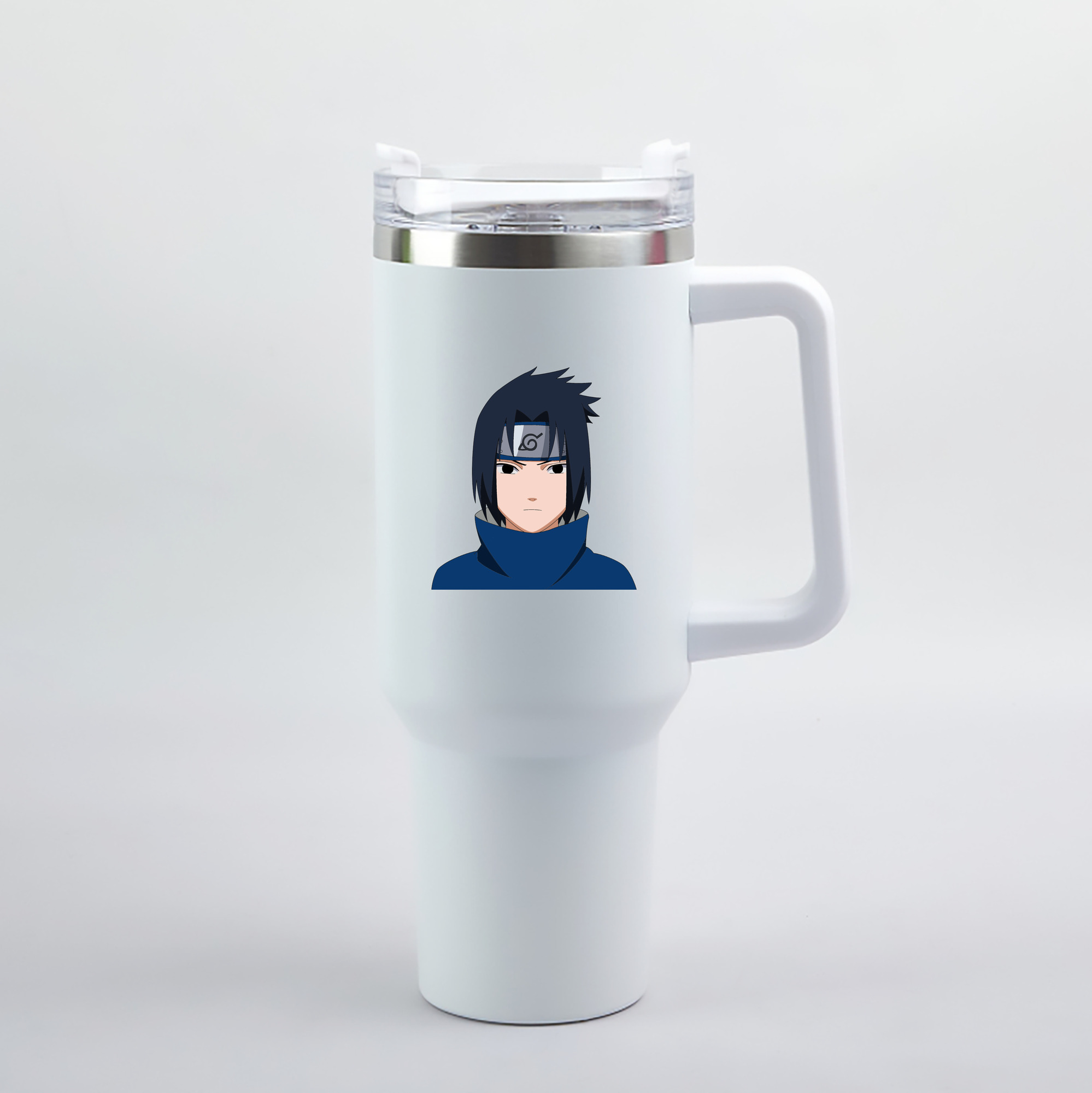 （画像用） NARUTO -ナルト- うちは サスケ Uchiha Sasuke 1200mL車用タンブラー（カラープリント）