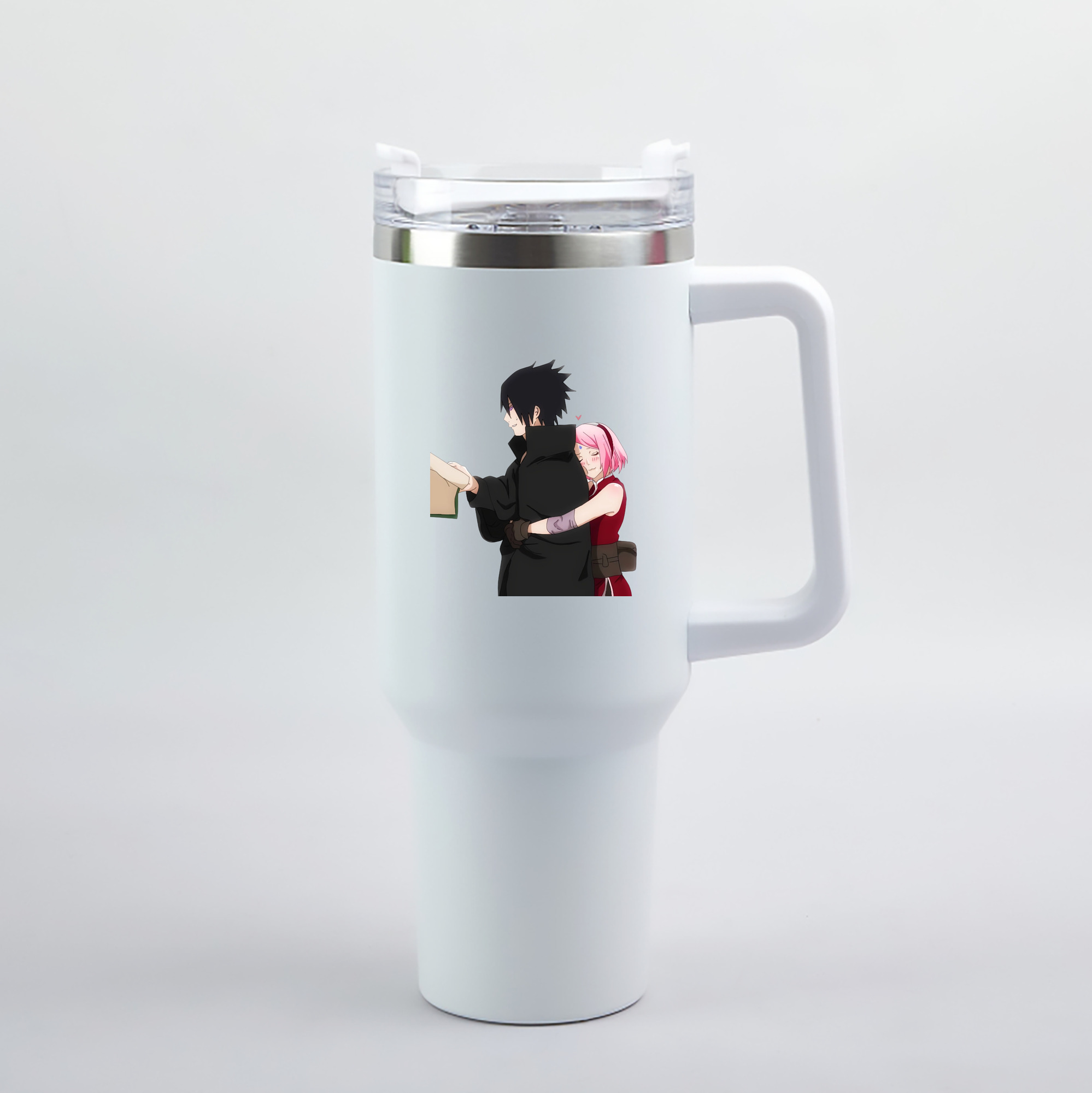 （画像用） NARUTO -ナルト- うちは サスケ Uchiha Sasuke 1200mL車用タンブラー（カラープリント）