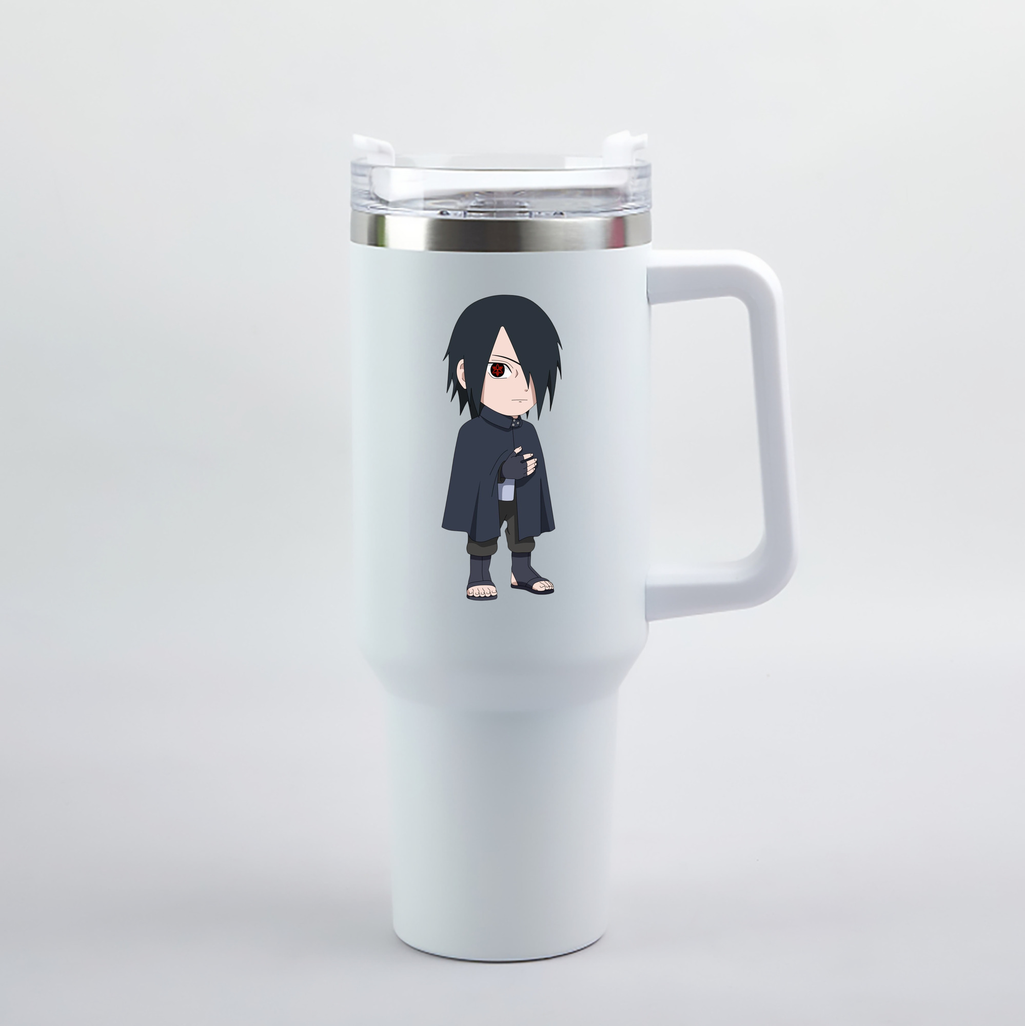 （画像用） NARUTO -ナルト- うちは サスケ Uchiha Sasuke 1200mL車用タンブラー（カラープリント）
