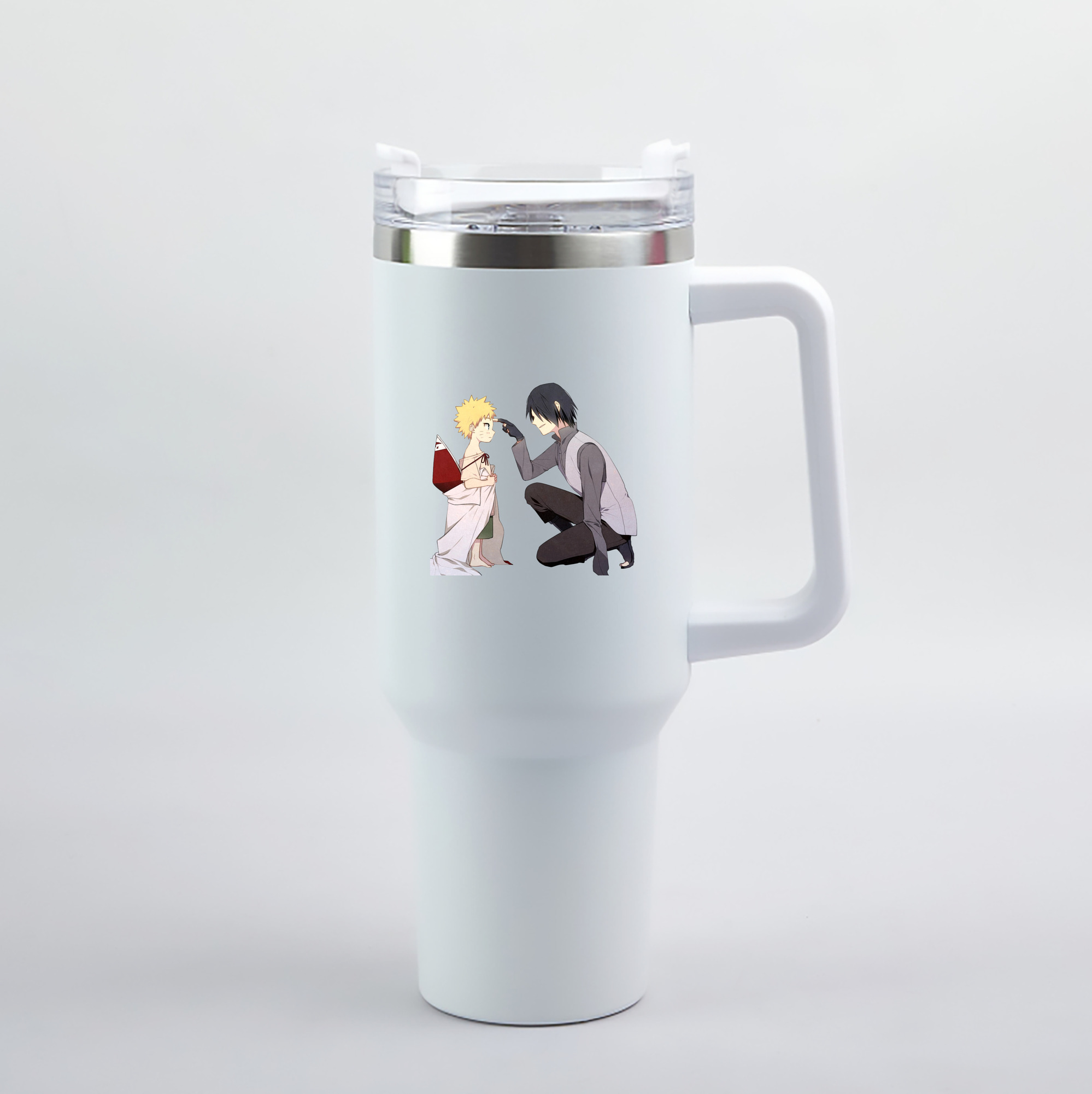 （画像用） NARUTO -ナルト- うちは サスケ Uchiha Sasuke 1200mL車用タンブラー（カラープリント）