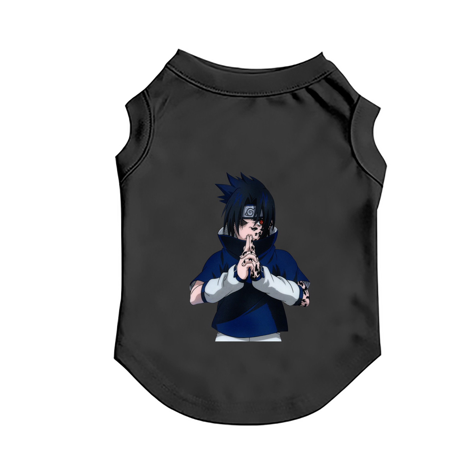 （画像用） NARUTO -ナルト- うちは サスケ Uchiha Sasuke ペット用ベスト
