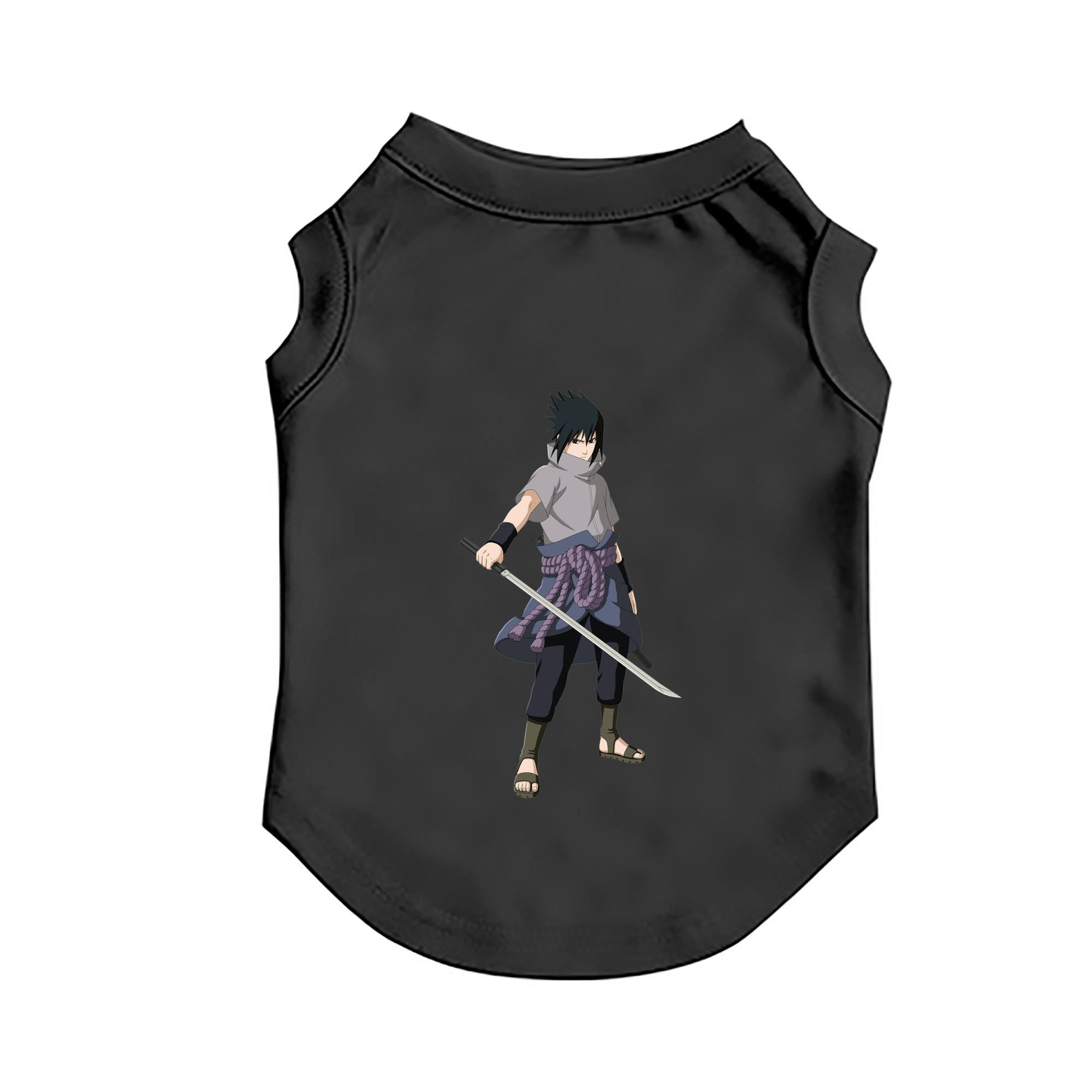 （画像用） NARUTO -ナルト- うちは サスケ Uchiha Sasuke ペット用ベスト
