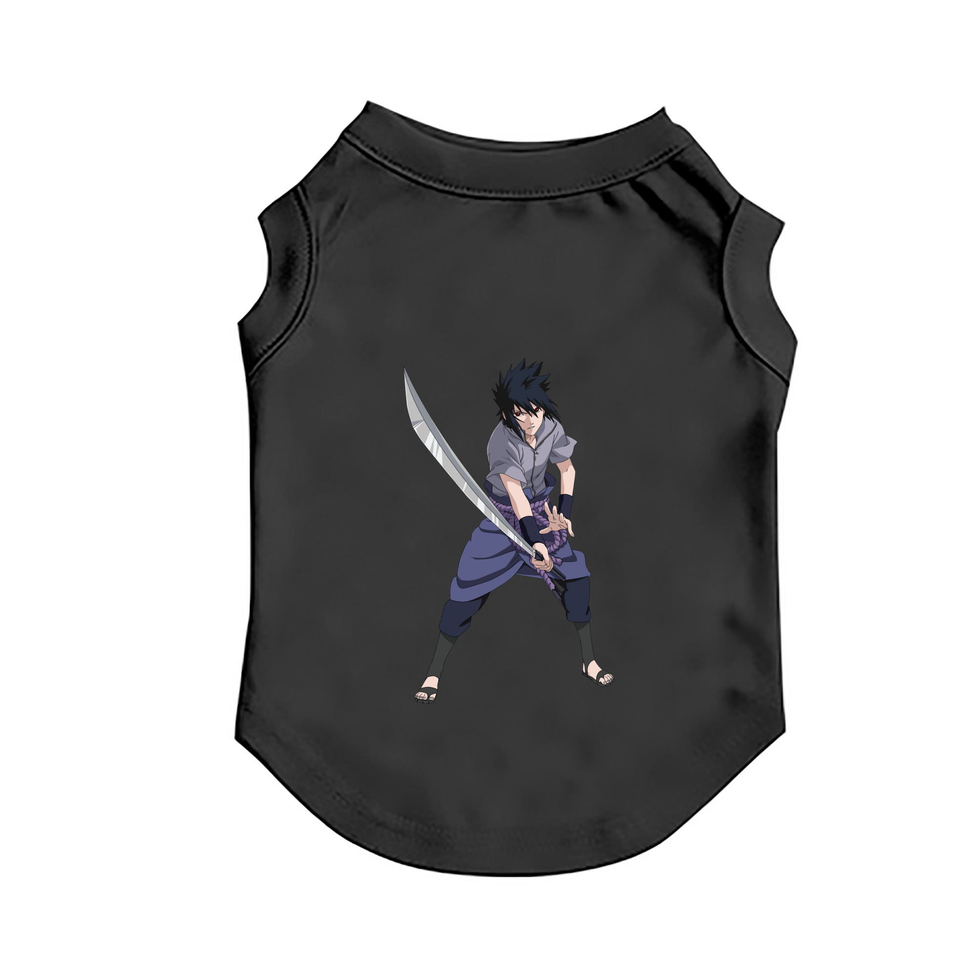 （画像用） NARUTO -ナルト- うちは サスケ Uchiha Sasuke ペット用ベスト