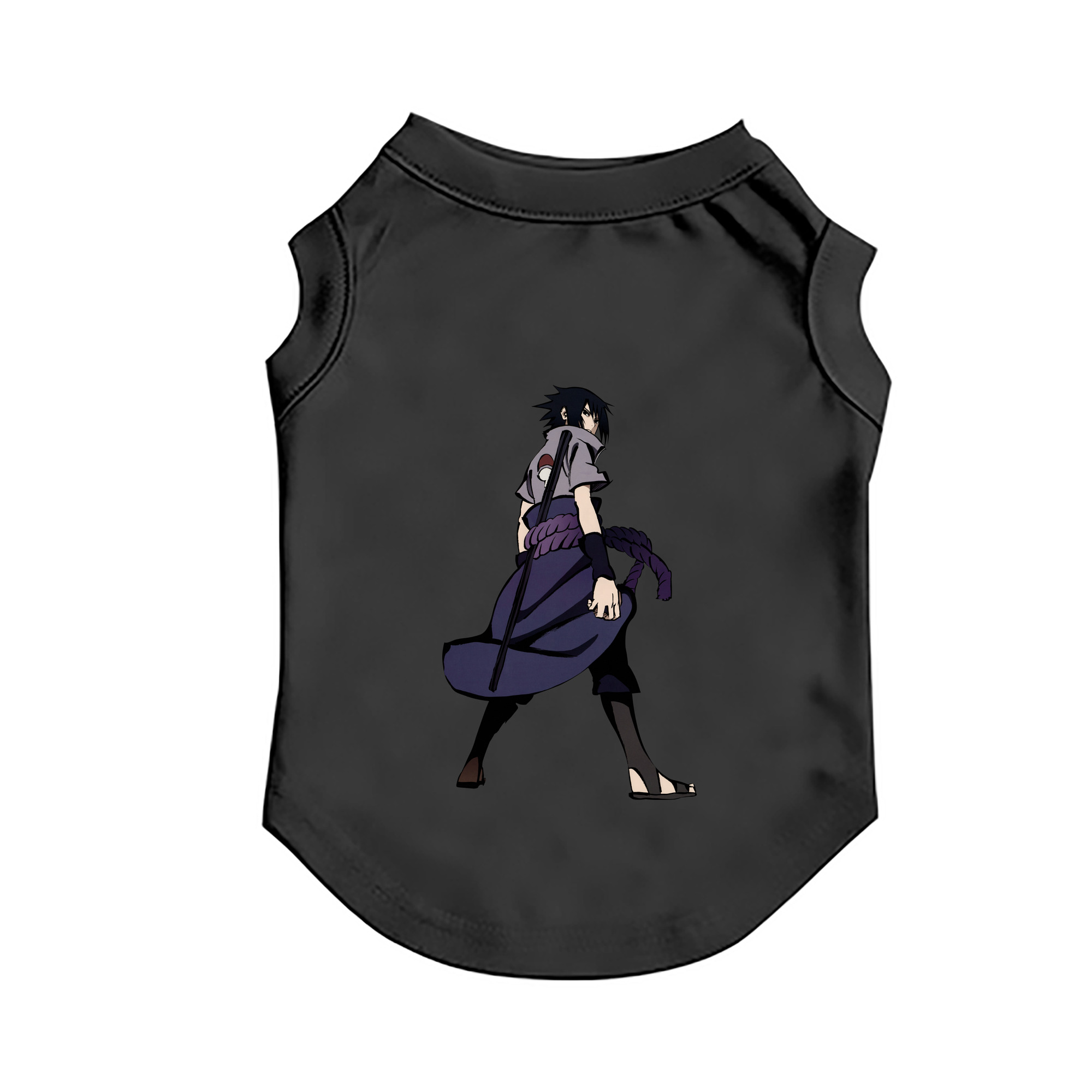 （画像用） NARUTO -ナルト- うちは サスケ Uchiha Sasuke ペット用ベスト