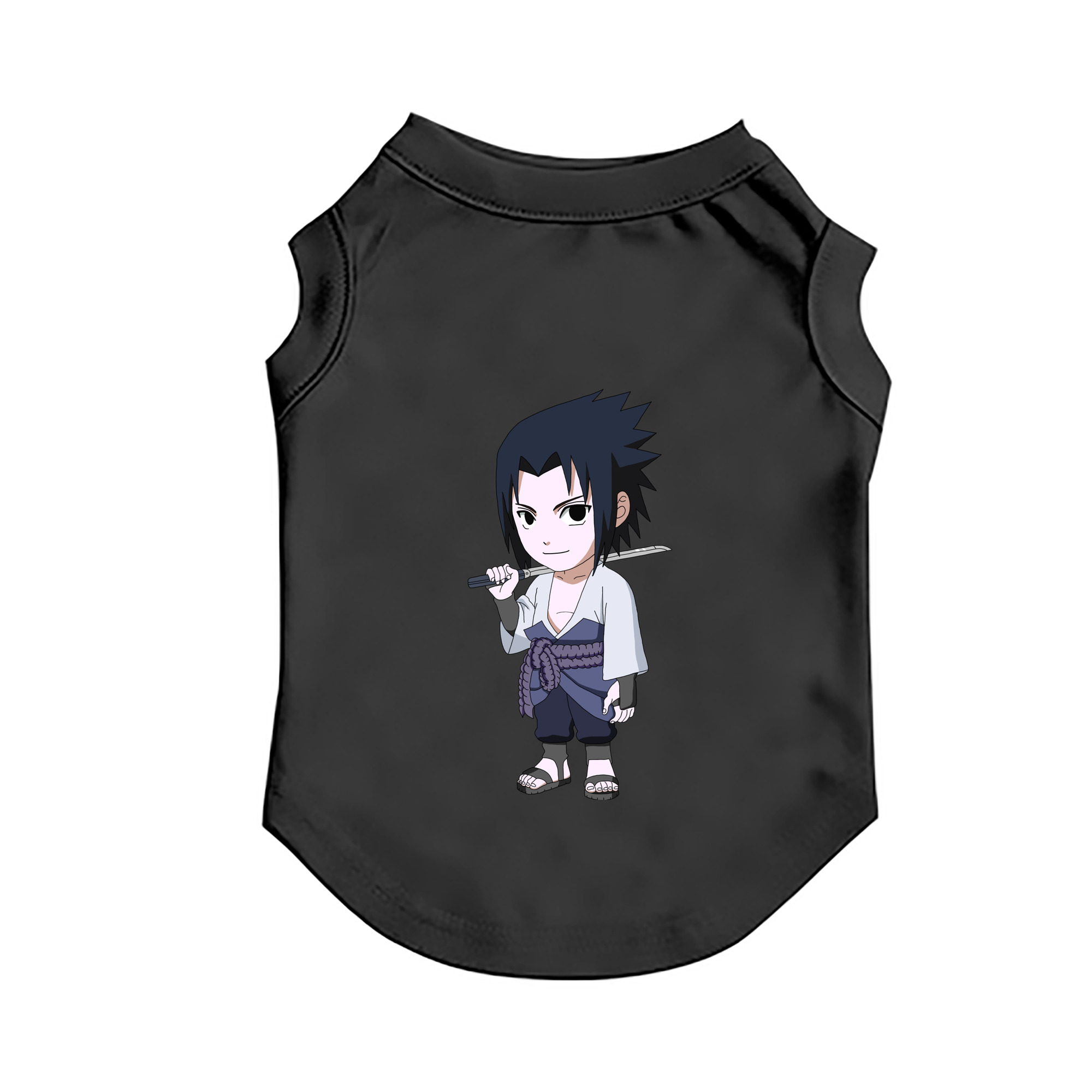 （画像用） NARUTO -ナルト- うちは サスケ Uchiha Sasuke ペット用ベスト
