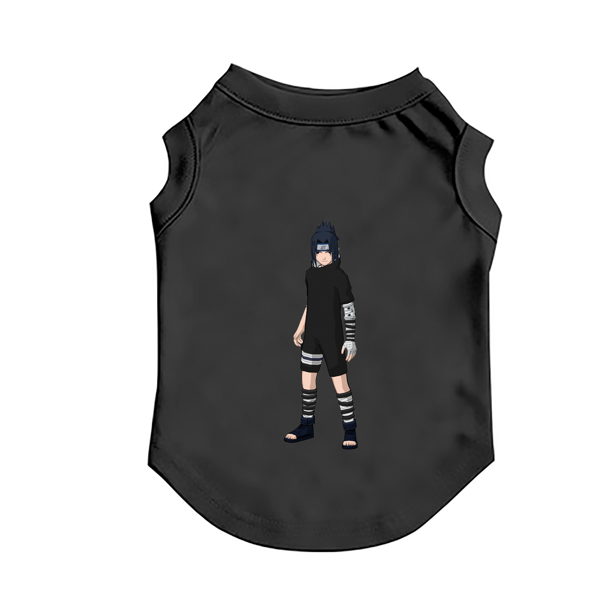 （画像用） NARUTO -ナルト- うちは サスケ Uchiha Sasuke ペット用ベスト