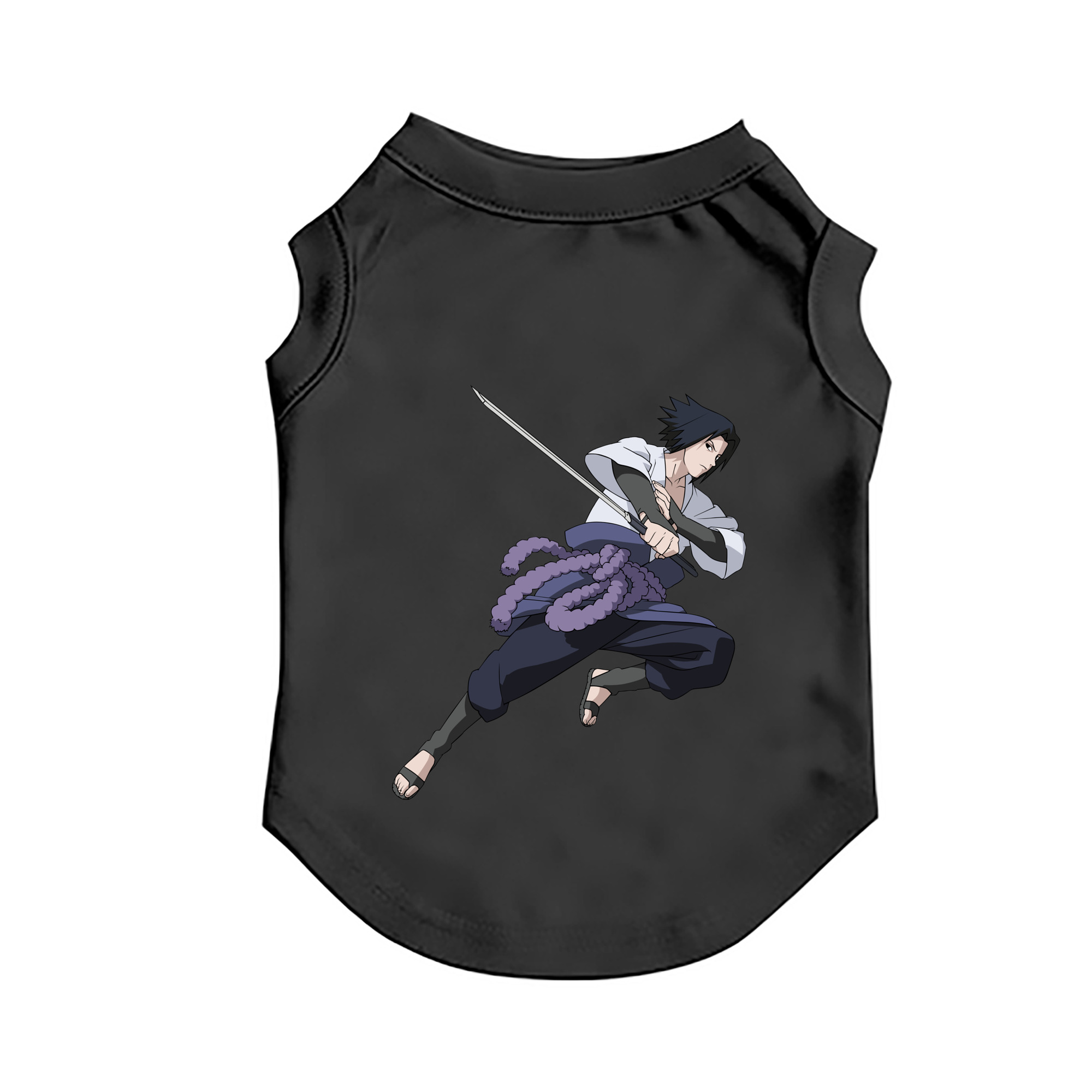 （画像用） NARUTO -ナルト- うちは サスケ Uchiha Sasuke ペット用ベスト