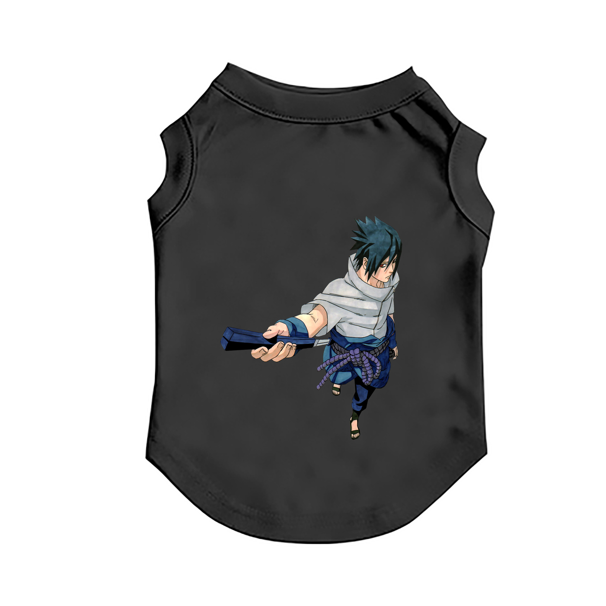 （画像用） NARUTO -ナルト- うちは サスケ Uchiha Sasuke ペット用ベスト