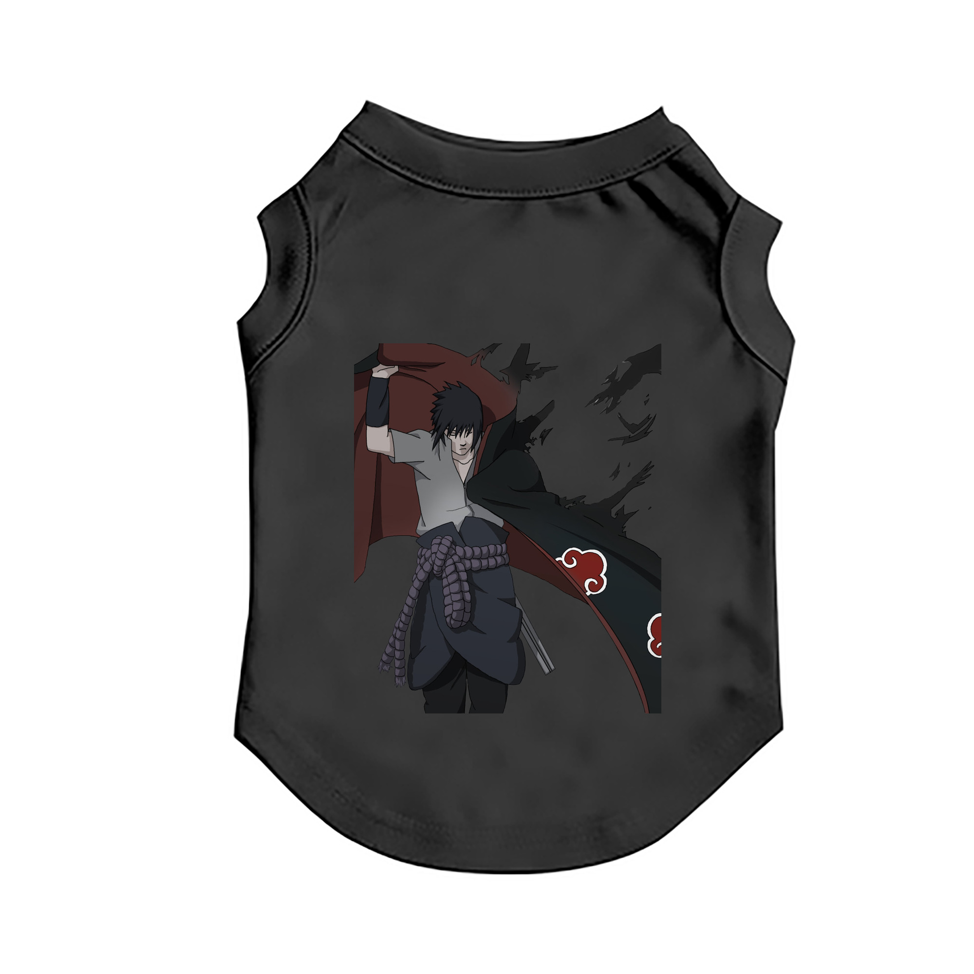 （画像用） NARUTO -ナルト- うちは サスケ Uchiha Sasuke ペット用ベスト