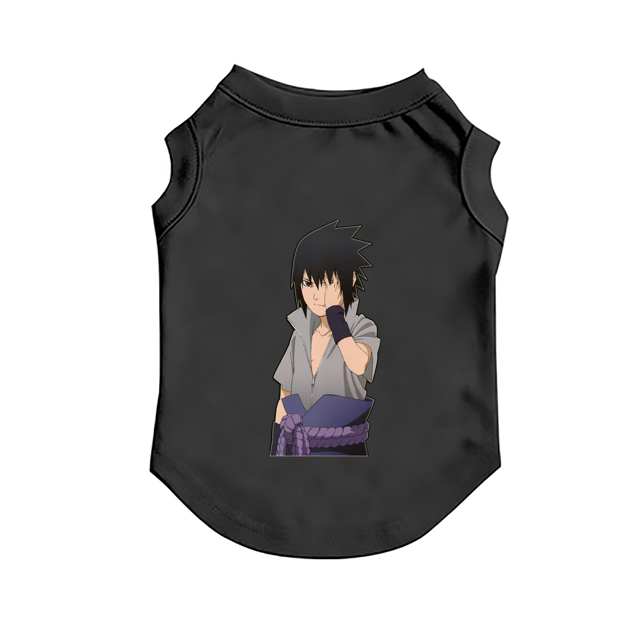 （画像用） NARUTO -ナルト- うちは サスケ Uchiha Sasuke ペット用ベスト