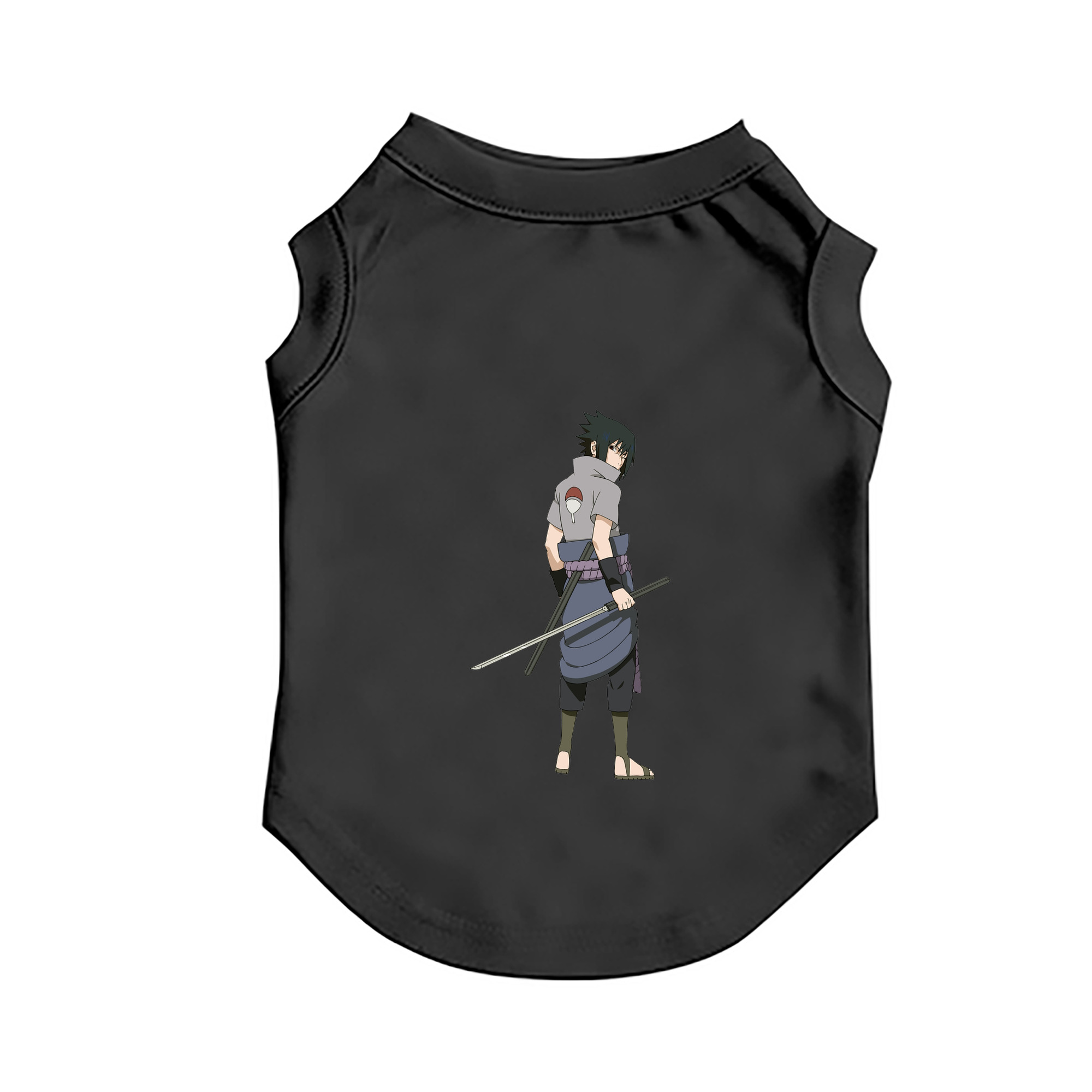 （画像用） NARUTO -ナルト- うちは サスケ Uchiha Sasuke ペット用ベスト