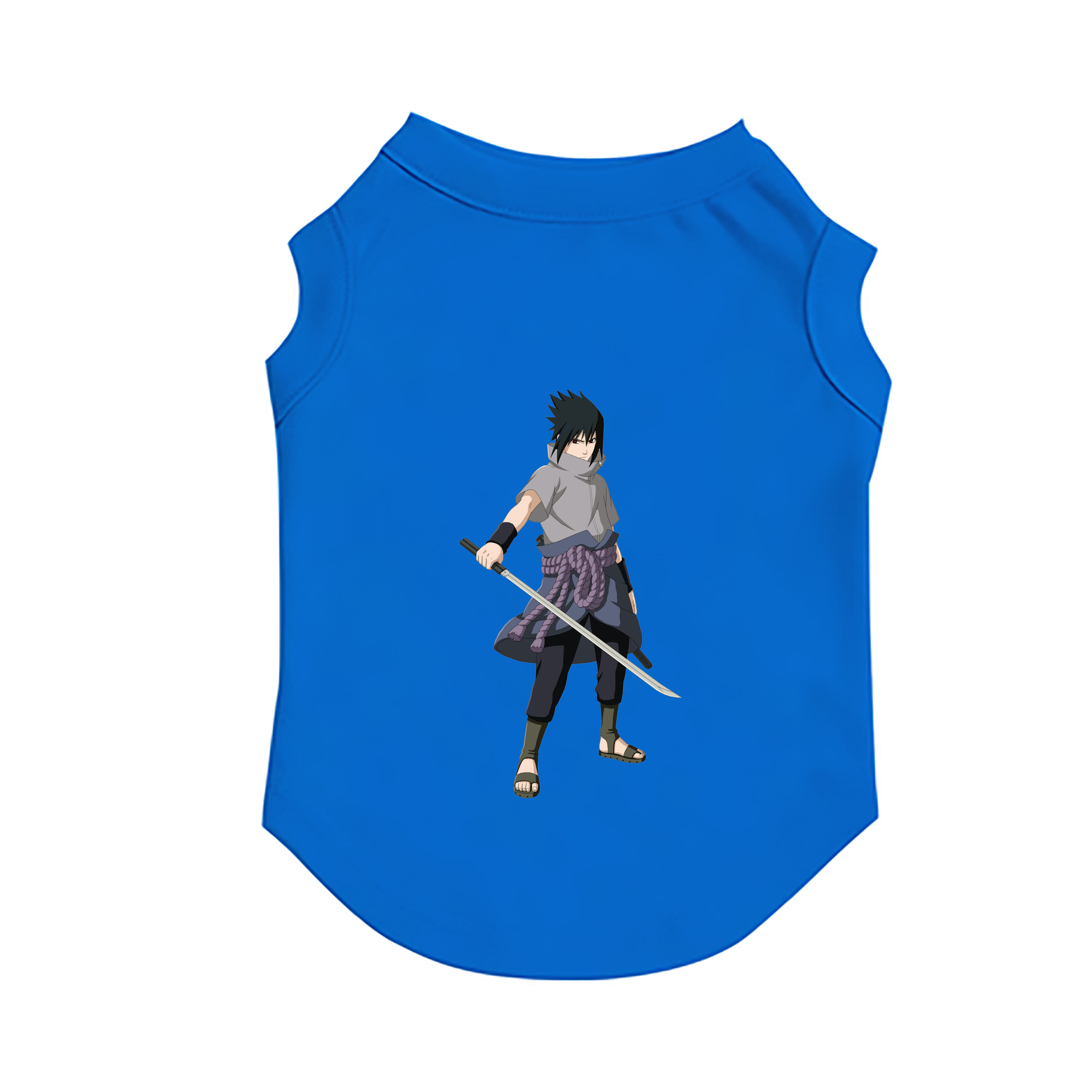 （画像用） NARUTO -ナルト- うちは サスケ Uchiha Sasuke ペット用ベスト