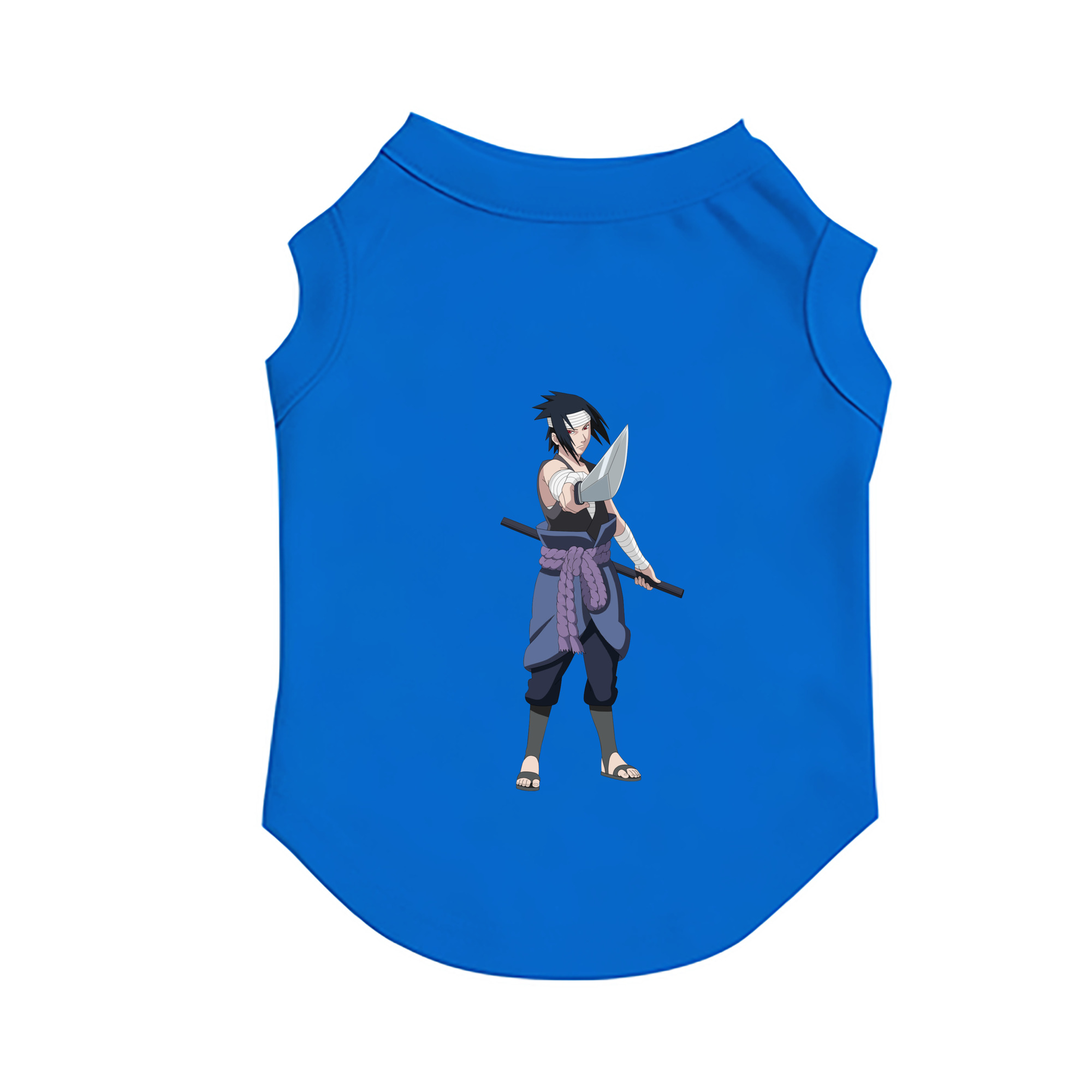 （画像用） NARUTO -ナルト- うちは サスケ Uchiha Sasuke ペット用ベスト