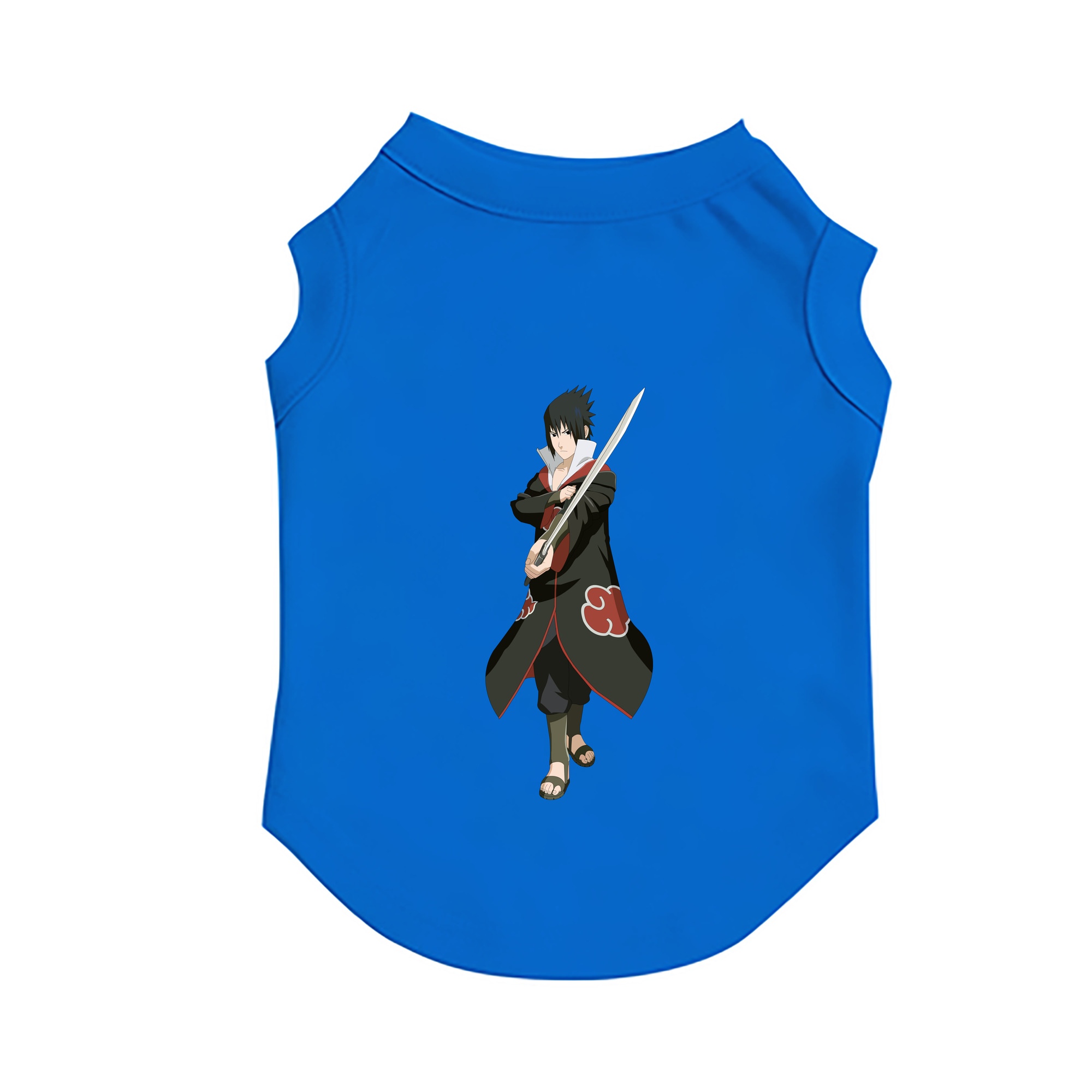 （画像用） NARUTO -ナルト- うちは サスケ Uchiha Sasuke ペット用ベスト