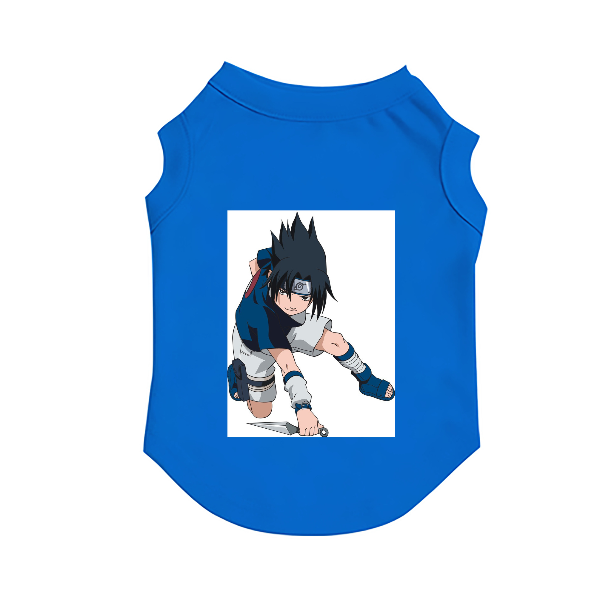 （画像用） NARUTO -ナルト- うちは サスケ Uchiha Sasuke ペット用ベスト