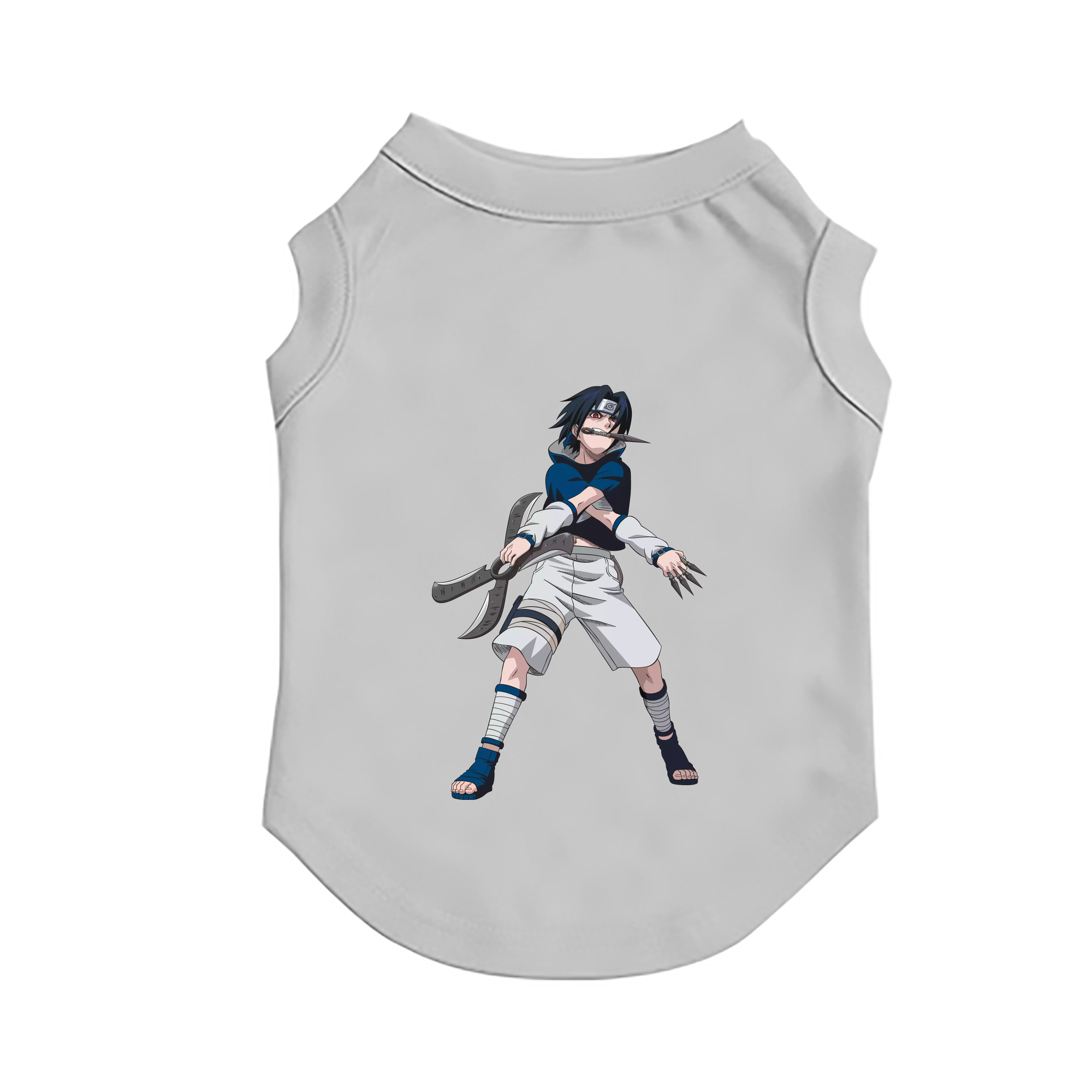 （画像用） NARUTO -ナルト- うちは サスケ Uchiha Sasuke ペット用ベスト