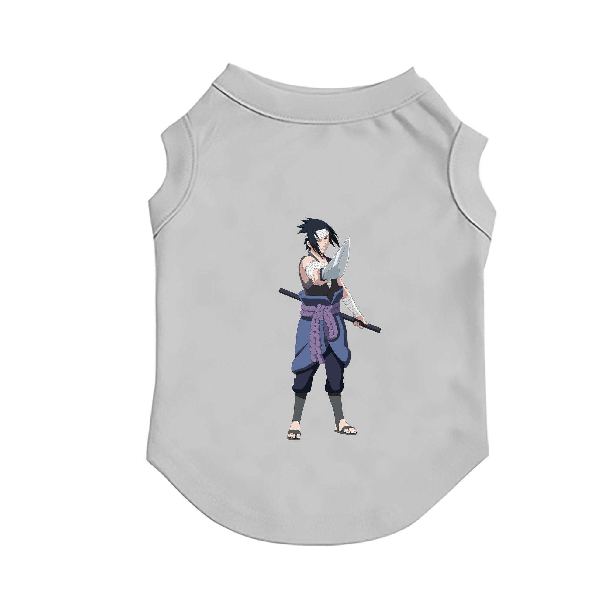 （画像用） NARUTO -ナルト- うちは サスケ Uchiha Sasuke ペット用ベスト