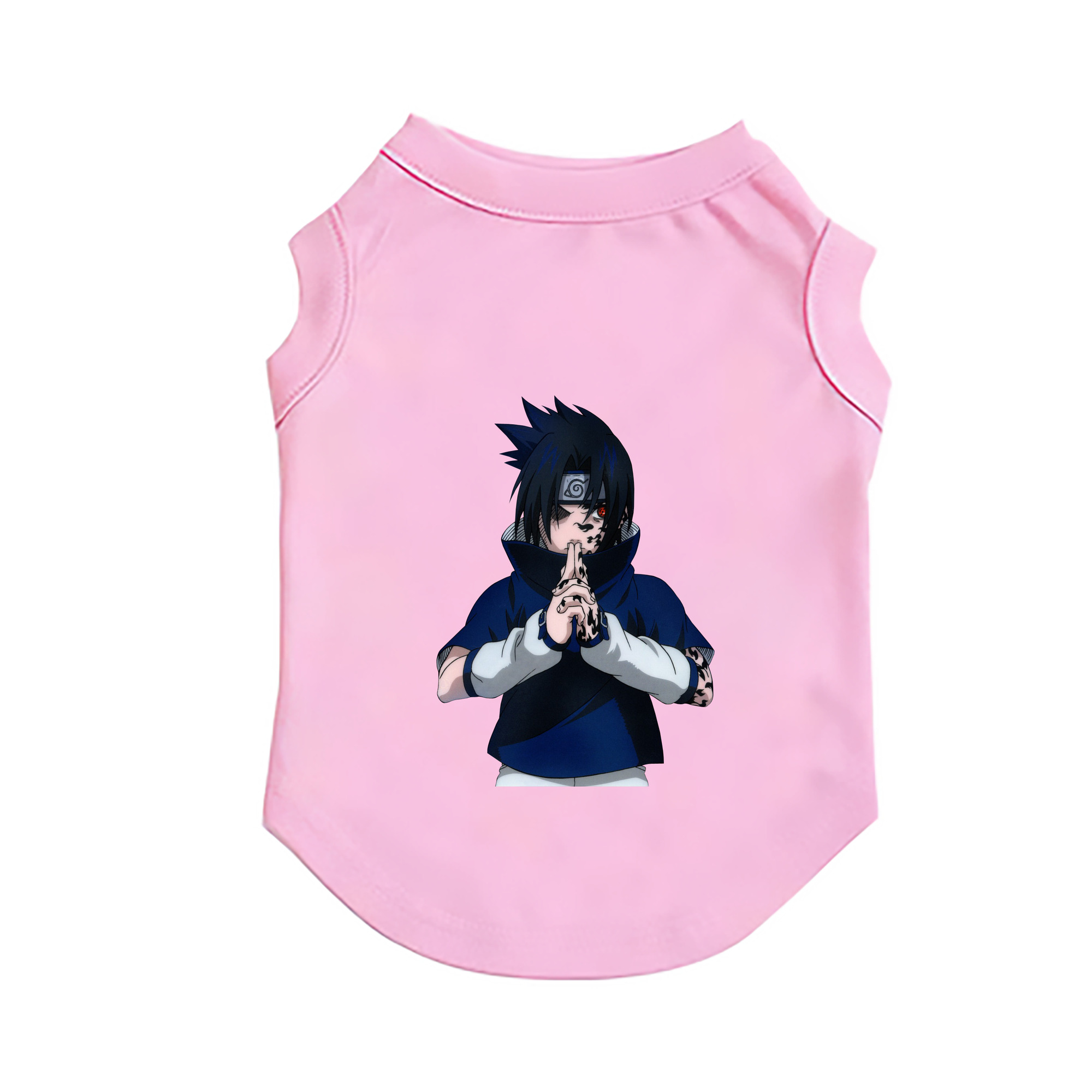 （画像用） NARUTO -ナルト- うちは サスケ Uchiha Sasuke ペット用ベスト