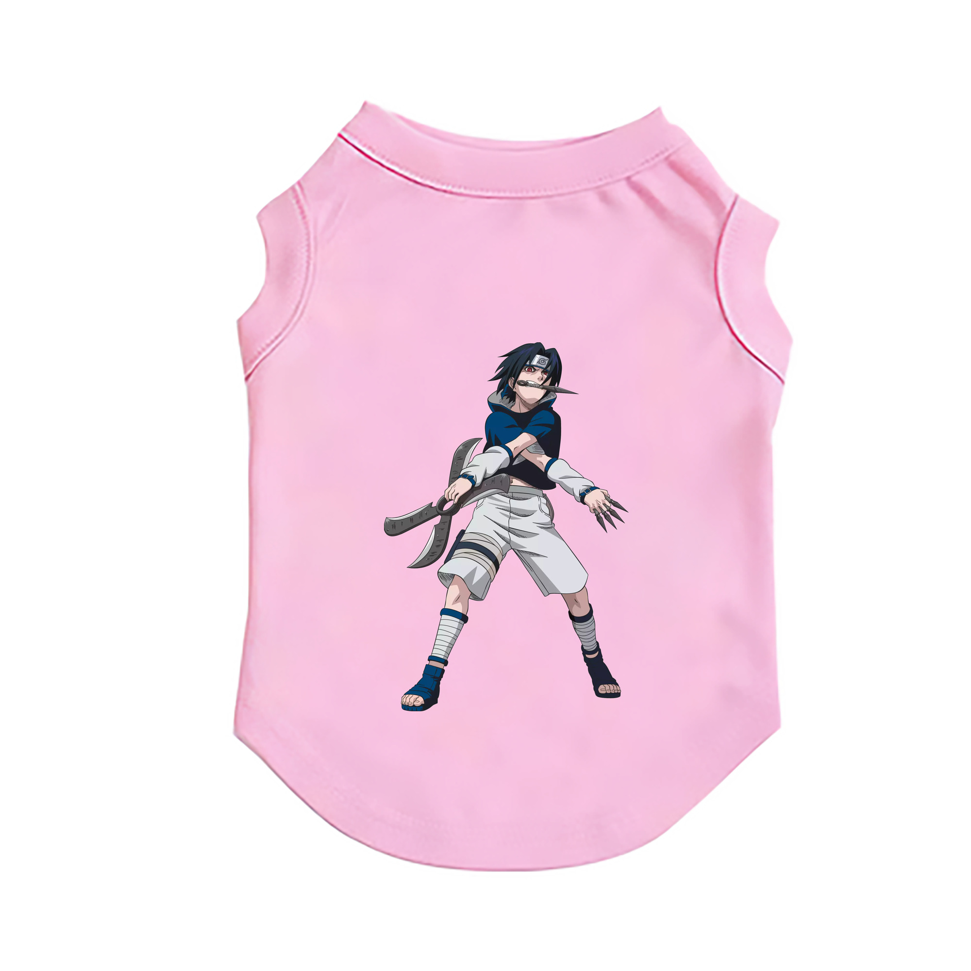 （画像用） NARUTO -ナルト- うちは サスケ Uchiha Sasuke ペット用ベスト