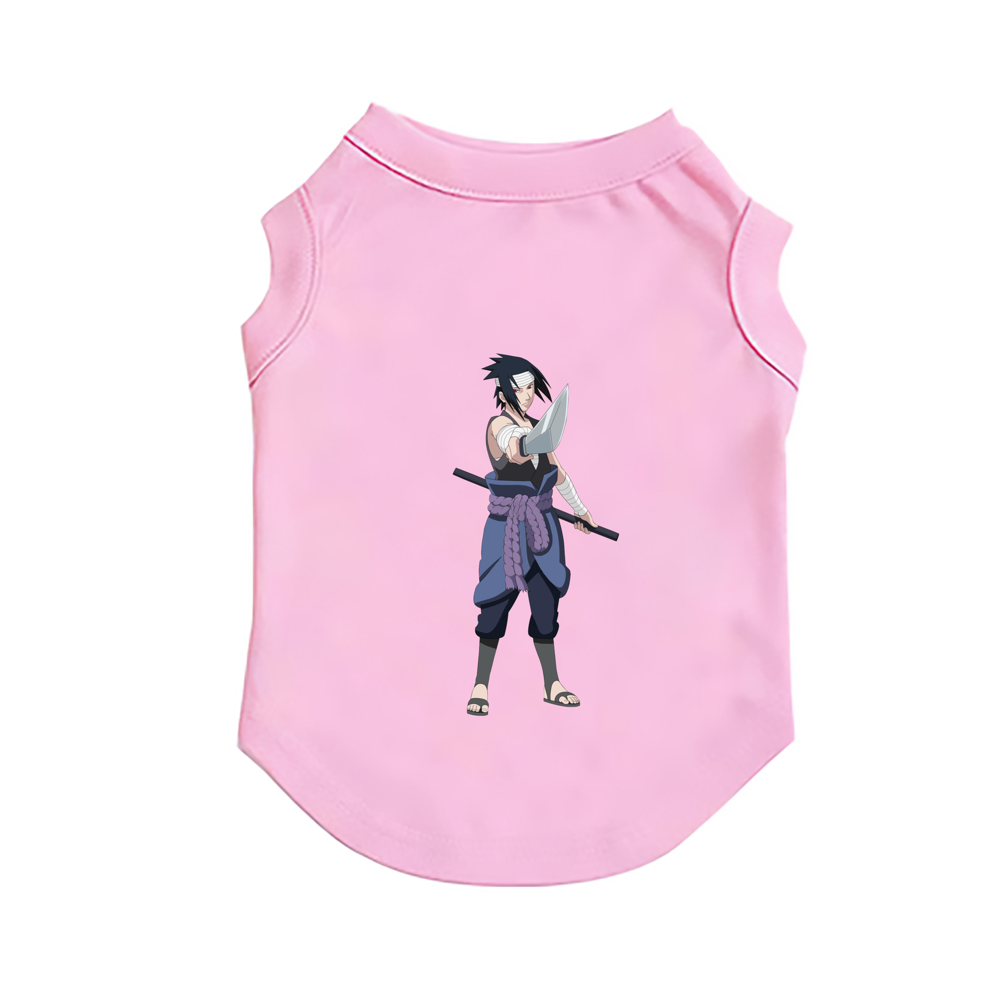（画像用） NARUTO -ナルト- うちは サスケ Uchiha Sasuke ペット用ベスト