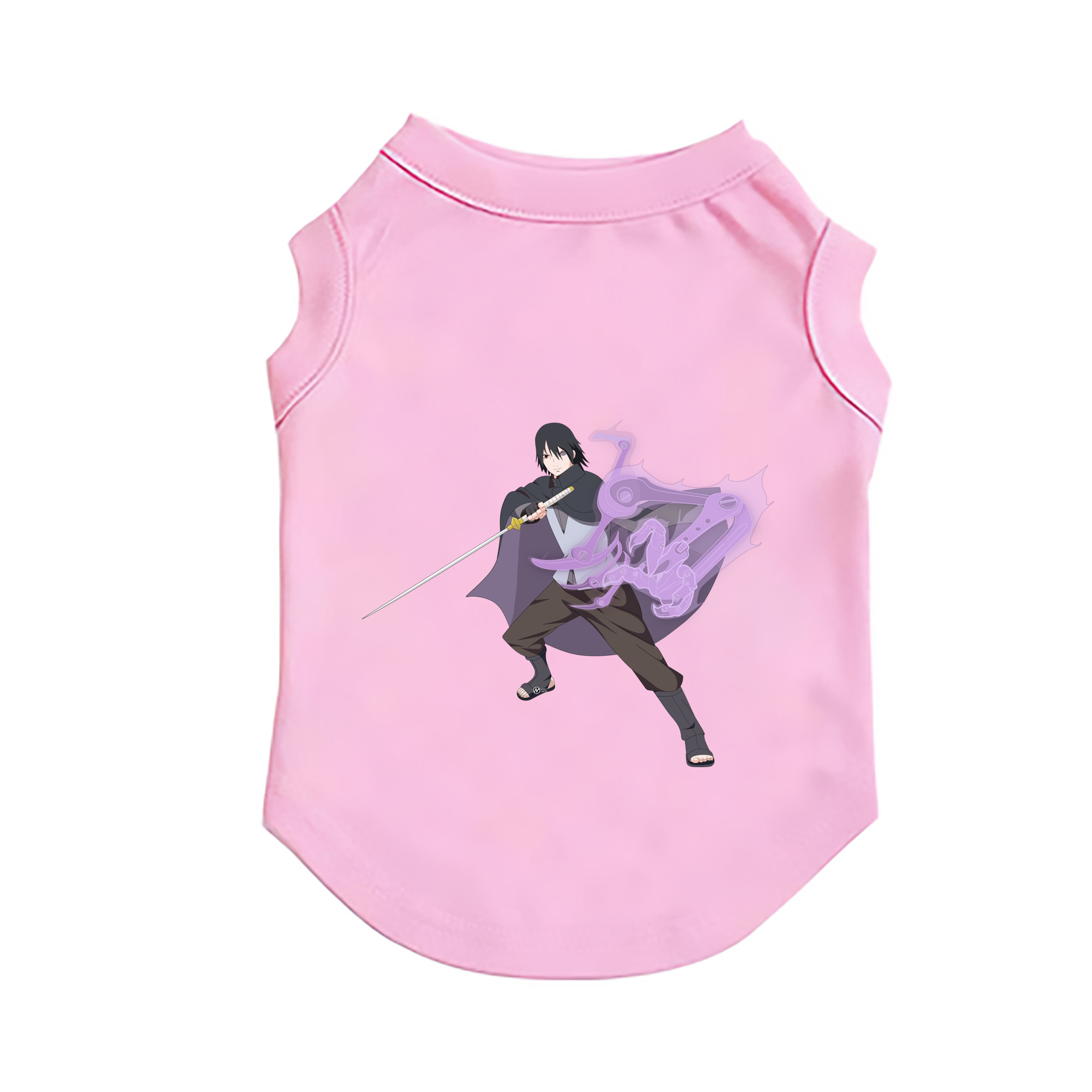 （画像用） NARUTO -ナルト- うちは サスケ Uchiha Sasuke ペット用ベスト
