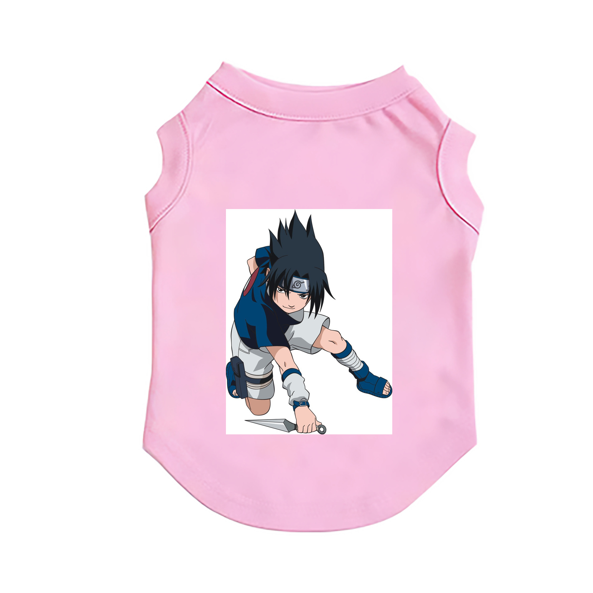 （画像用） NARUTO -ナルト- うちは サスケ Uchiha Sasuke ペット用ベスト