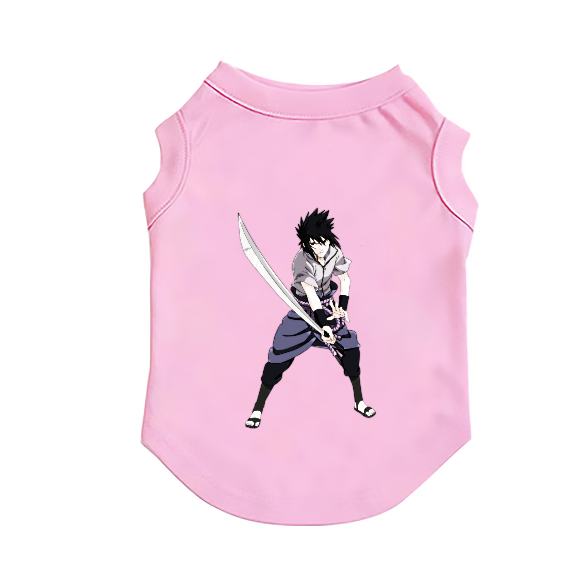 （画像用） NARUTO -ナルト- うちは サスケ Uchiha Sasuke ペット用ベスト