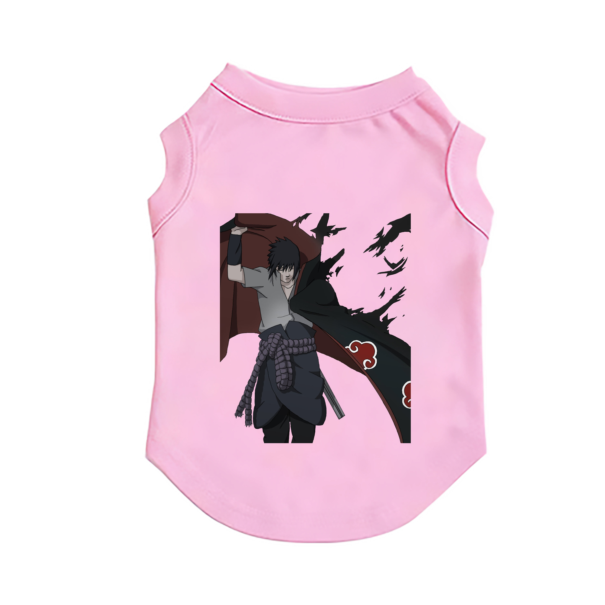 （画像用） NARUTO -ナルト- うちは サスケ Uchiha Sasuke ペット用ベスト