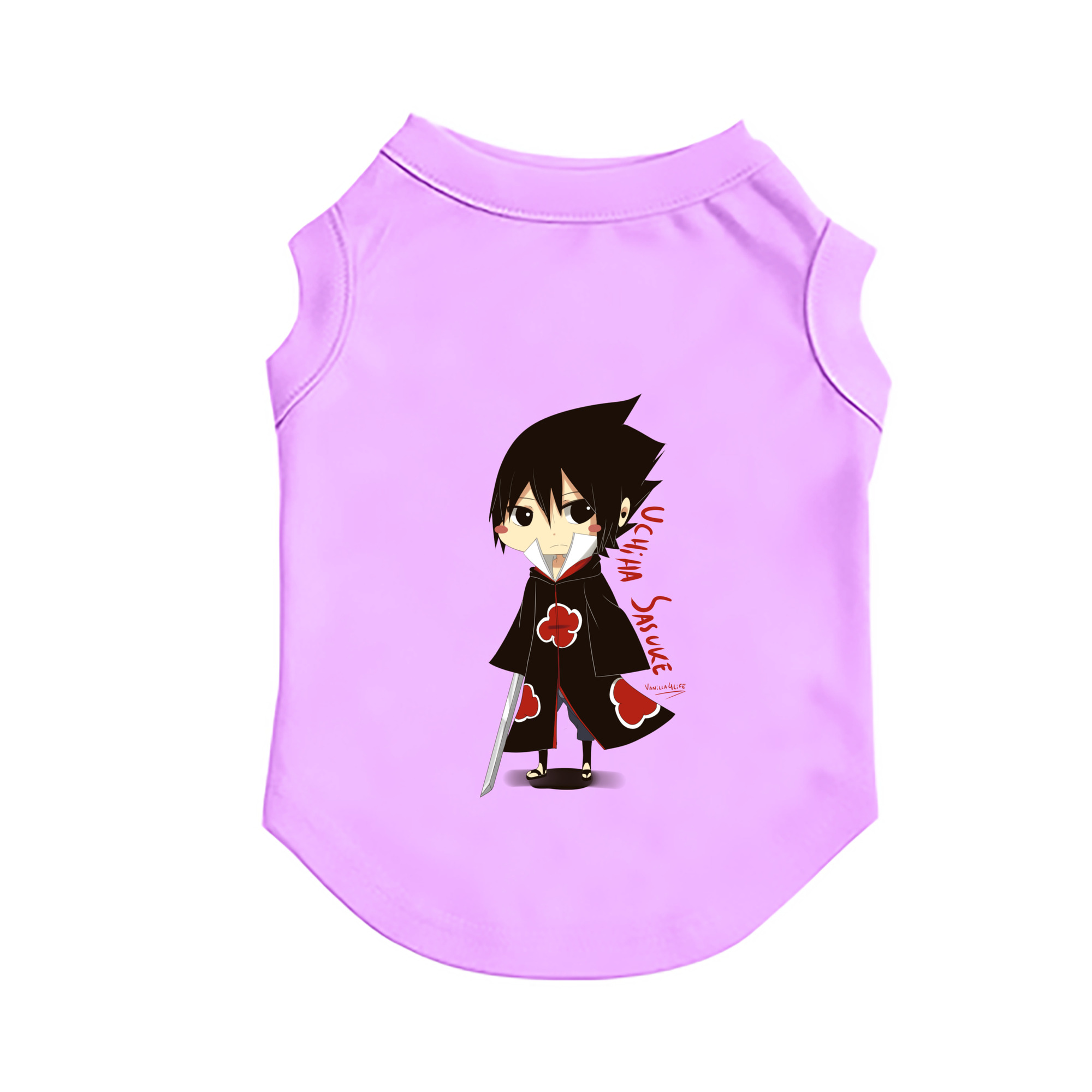 （画像用） NARUTO -ナルト- うちは サスケ Uchiha Sasuke ペット用ベスト